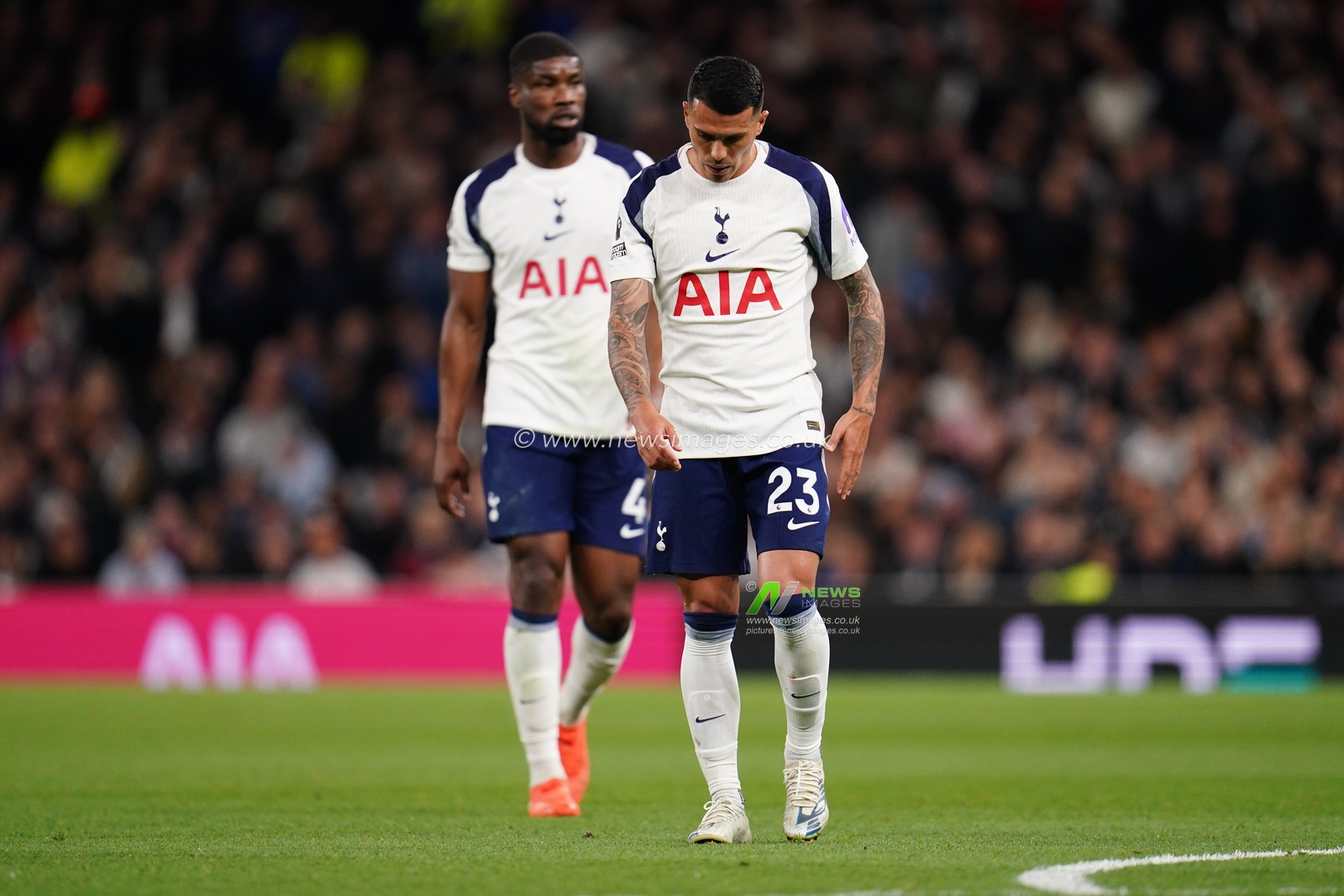 Pedro Porro of Tottenham Hotspur during the Premier League match Tottenham Hotspur vs Leeds United at Tottenham Hotspur Stadium, London, United Kingdom on 11 May 2026

(Photo by Harvey Murphy/News Images)