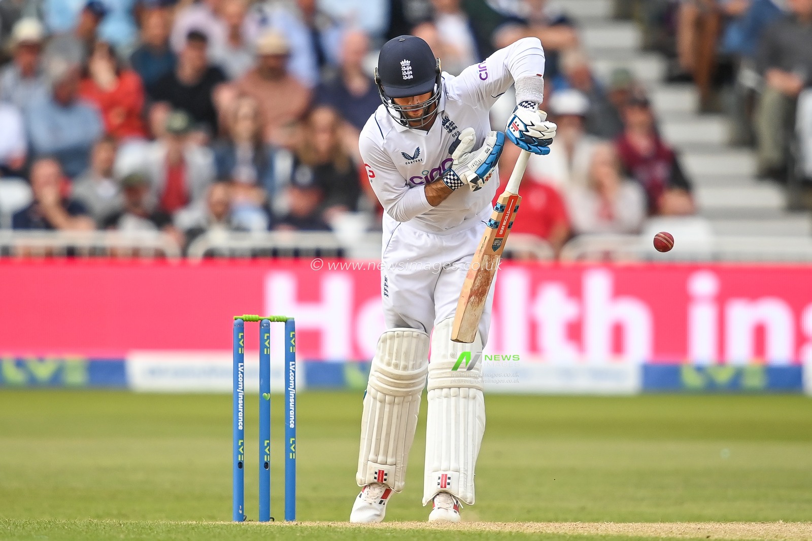 Ben Foakes of England in action during the game