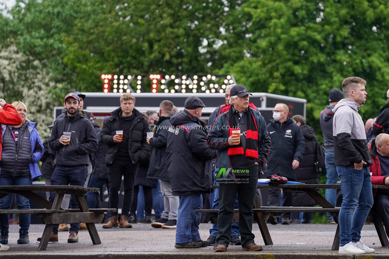 Fans enjoys being back to watch rugby
