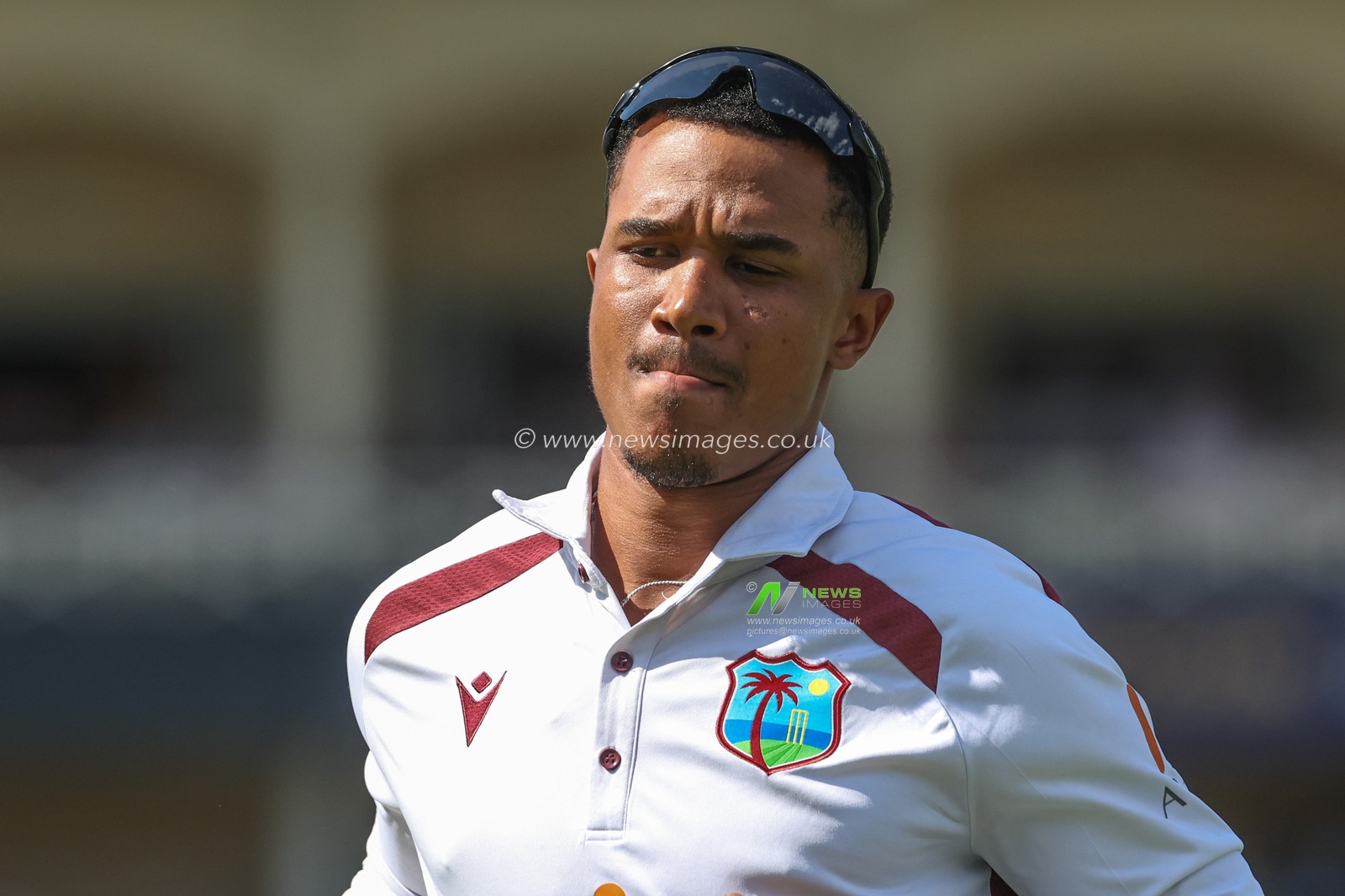 Tevin Imlach of West Indies during the 2nd Rothesay Test Match match England vs West Indies at Trent Bridge, Nottingham, United Kingdom, 18th July 2024

(Photo by Mark Cosgrove/News Images)