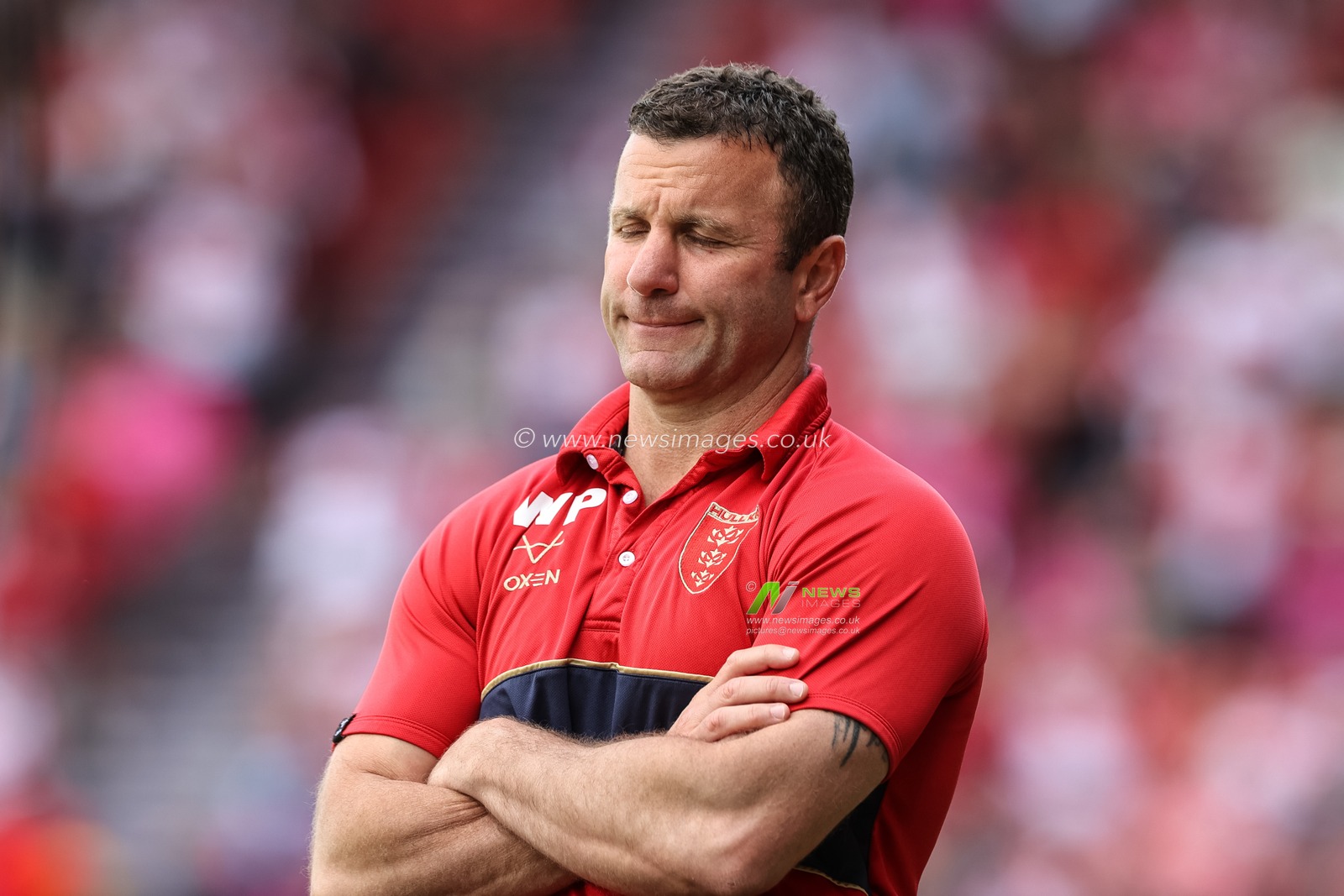 A dejected Willie Peters Head Coach of Hull KR reacts as  Wigan win the game during the Betfred Challenge Cup Semi-Final Hull KR v Wigan Warriors at Eco-Power Stadium, Doncaster, United Kingdom, 18th May 2024

(Photo by Mark Cosgrove/News Images)