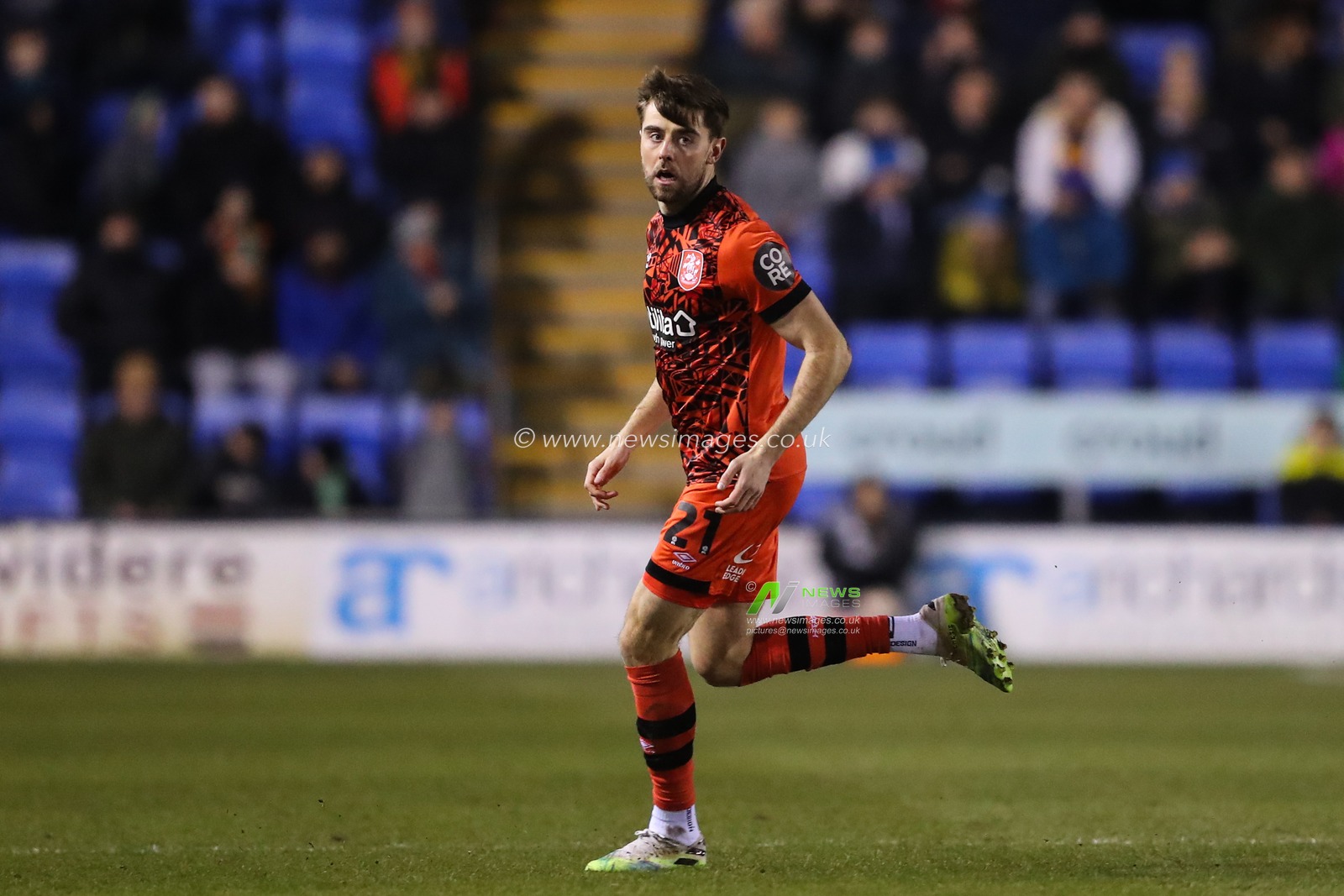 Antony Evans of Huddersfield Town during the Sky Bet League 1 match Shrewsbury Town vs Huddersfield Town at Croud Meadow, Shrewsbury, United Kingdom, 18th February 2025

(Photo by Gareth Evans/News Images)