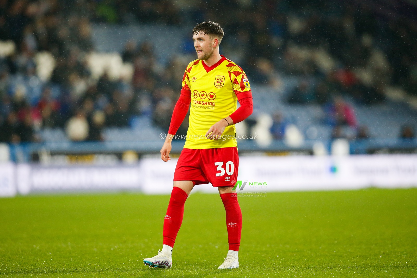 Ben Jackson #30 of Huddersfield Town during the Sky Bet Championship match Huddersfield Town vs Norwich City at John Smith's Stadium, Huddersfield, United Kingdom, 15th March 2023

(Photo by Ben Early/News Images)