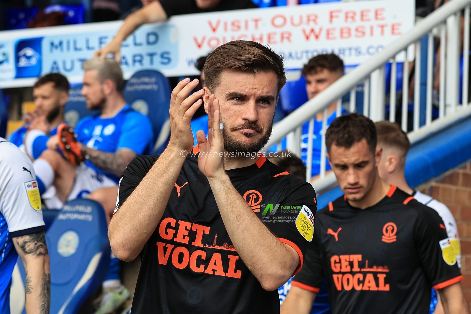 Luke Garbutt #29 of Blackpool