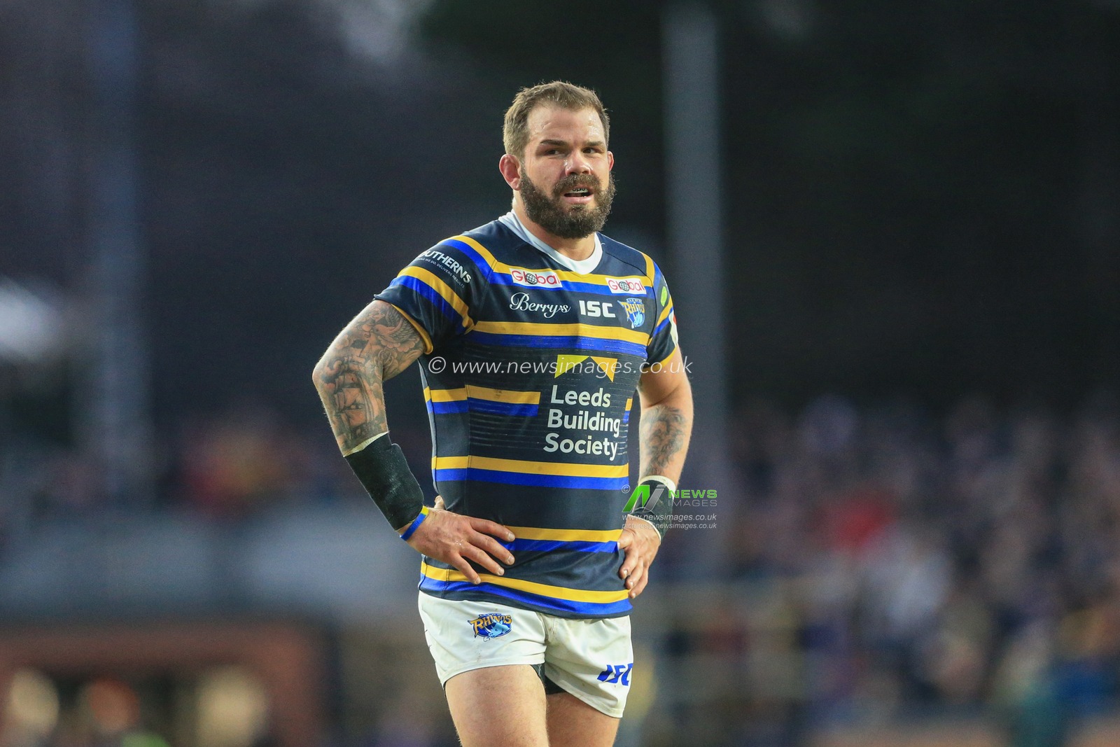 12th January 2020, Headingley Carnegie Stadium, Leeds, England; Jamie Jones-Buchanan, Rob Burrow Testimonial, Leeds Rhinos v Bradford Bulls : Adam Cuthbertson (17) of Leeds Rhinos during the game 


Credit: Mark Cosgrove/News Images