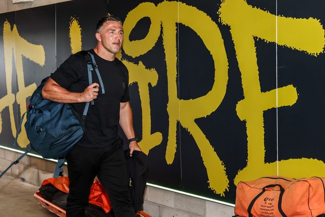 Sam Burgess manager of Warrington arrives during the Betfred Super League round 13 match Warrington Wolves vs Hull FC at The Halliwell Jones Stadium, Warrington, United Kingdom on 05 June 2026

(Photo by Alfie Cosgrove/News Images)