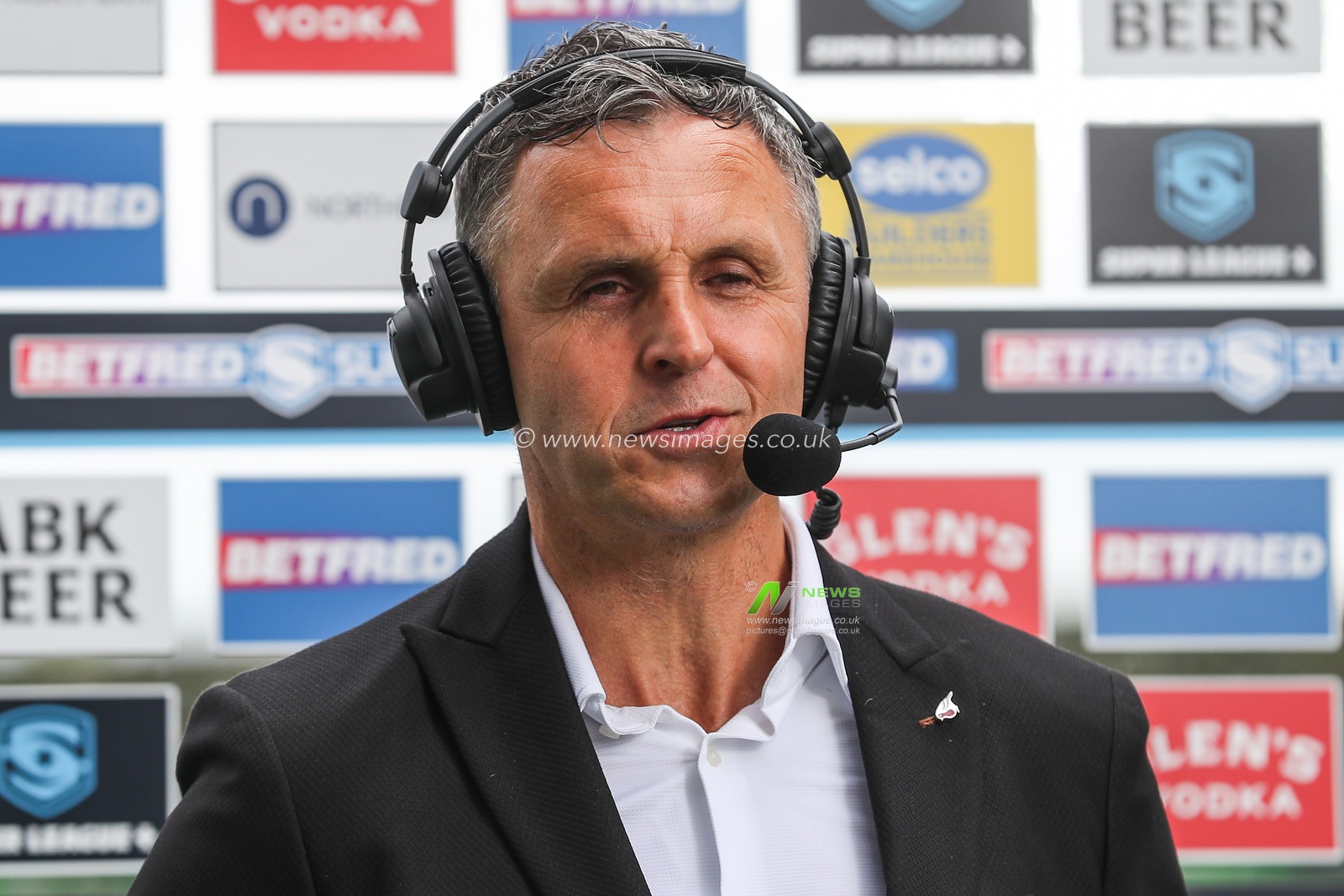 Paul Rowley Head Coach of Salford Red Devils gives an interview after the Betfred Super League Round 13 match Salford Red Devils vs London Broncos at Salford Community Stadium, Eccles, United Kingdom, 2nd June 2024

(Photo by Gareth Evans/News Images)
