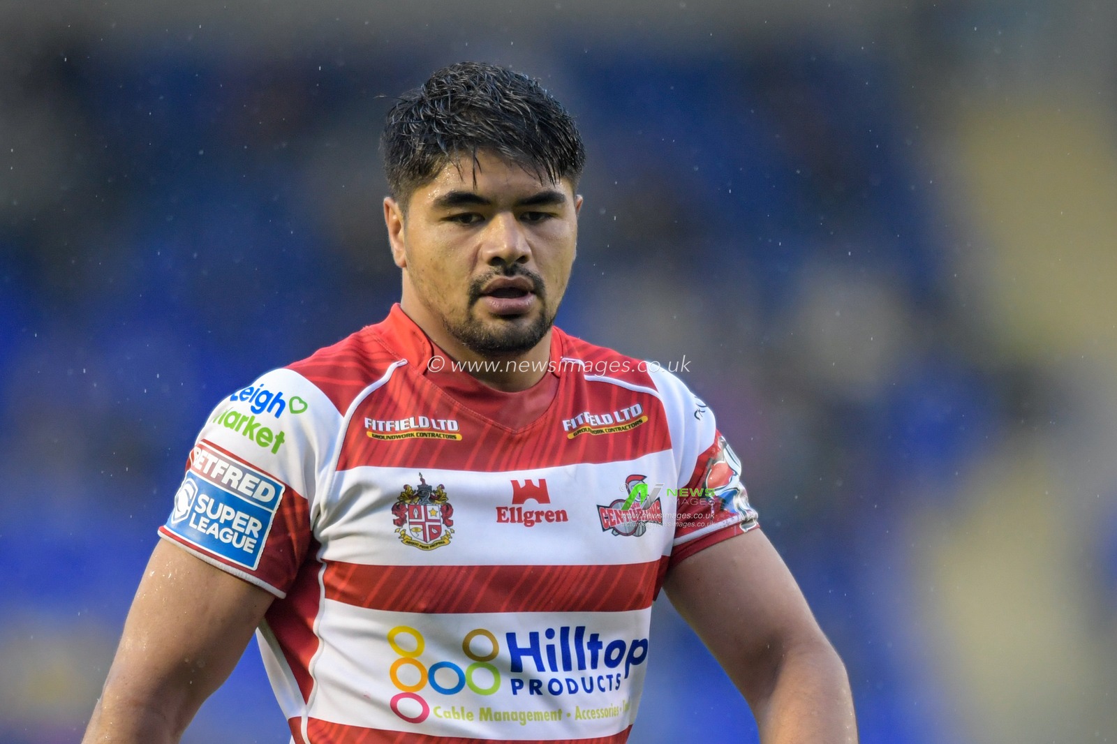 James Bell (13) of Leigh Centurions in action during the game
