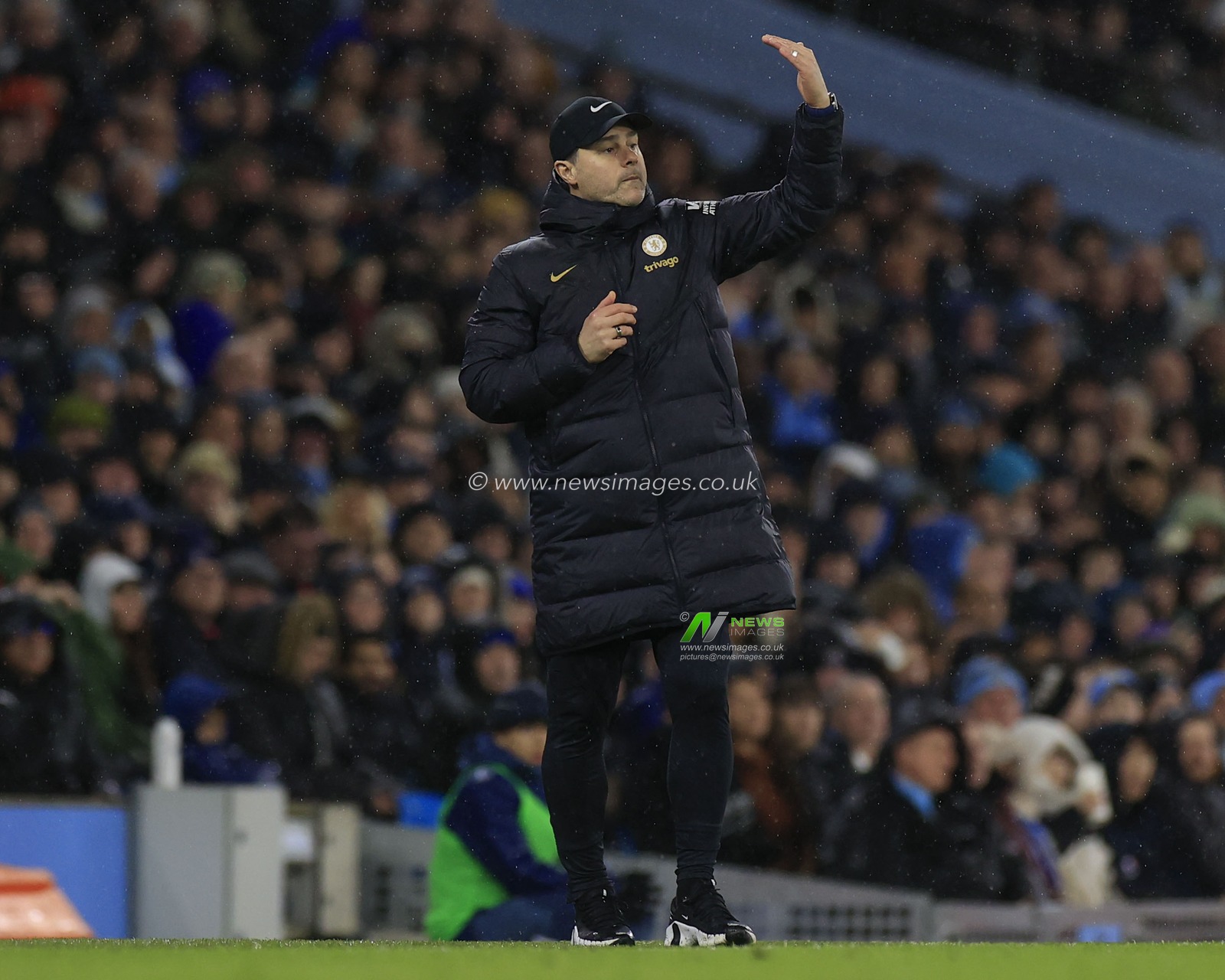 Mauricio Pochettino the Chelsea manager on the sidelines during the Premier League match Manchester City vs Chelsea at Etihad Stadium, Manchester, United Kingdom, 17th February 2024

(Photo by Conor Molloy/News Images)