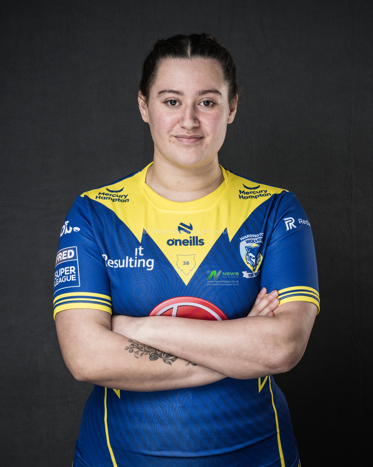 Warrington Wolves Women Headshots at Halliwell Jones Stadium, Warrington, United Kingdom, 5th March 2024

(Photo by Craig Thomas/News Images)