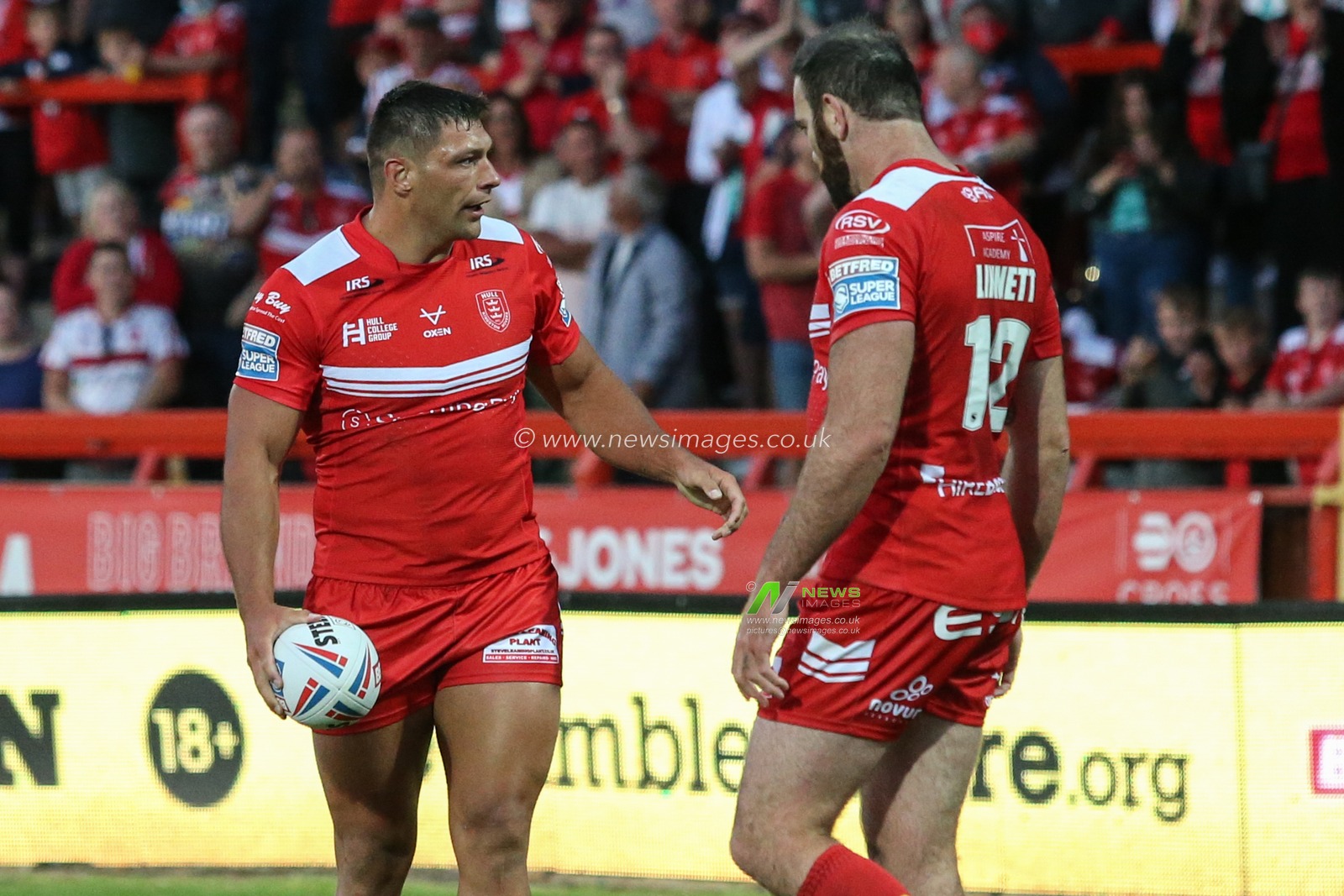 Ryan Hall (5) of Hull KR during the game