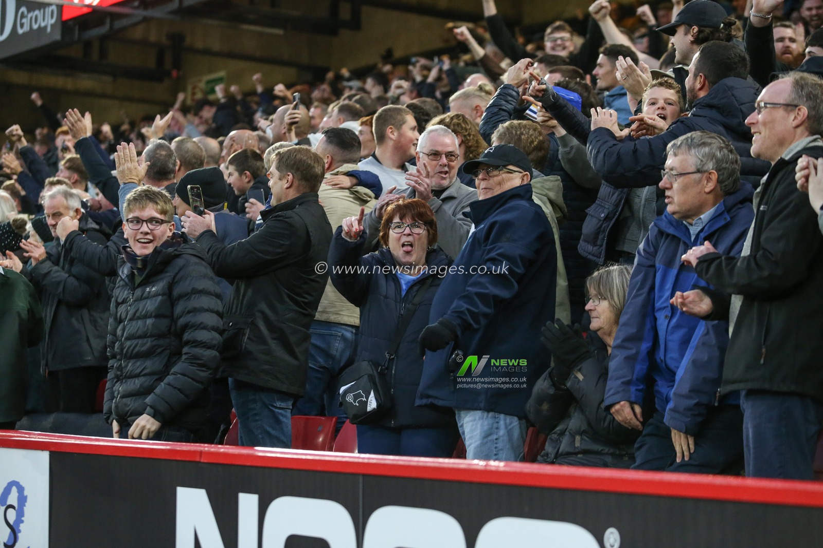 Derby County fans during the Sky Bet Championship match Sheffield United vs Derby County at Bramall Lane, Sheffield, United Kingdom, 1st November 2025

(Photo by Richard Bierton/News Images)

*** GER AUT SUI OUT ***