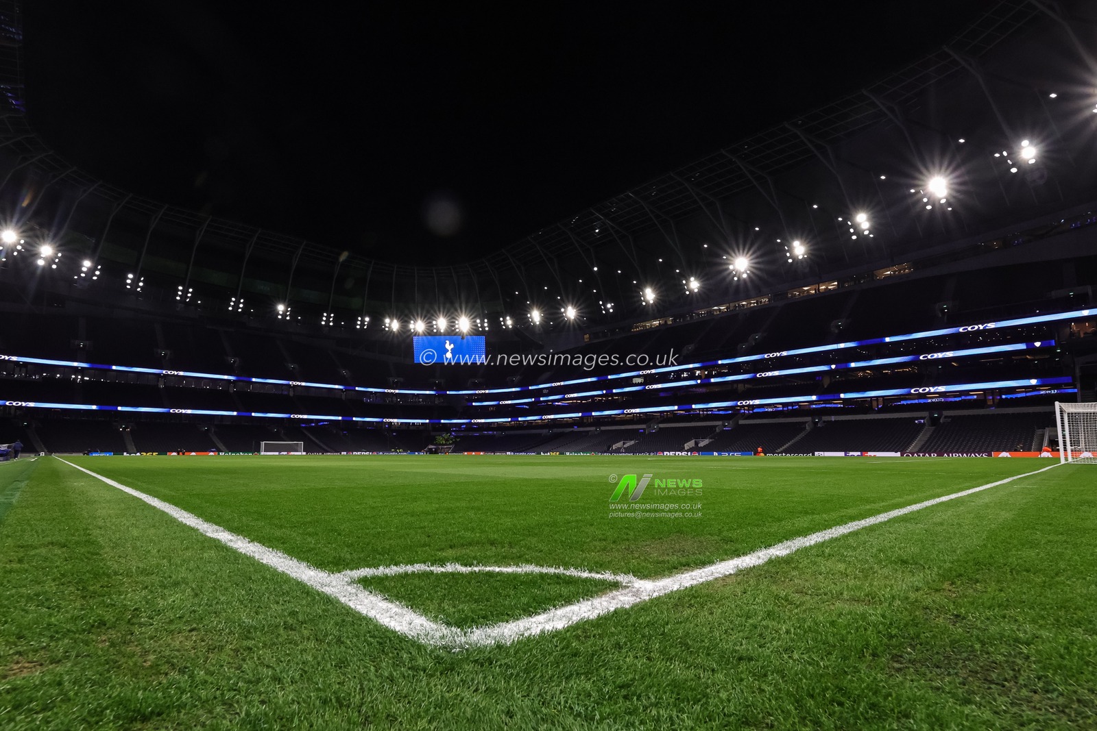 A general view of The Tottenham Hotspur Stadium during the UEFA Champions League Matchday 4 of 8 Tottenham Hotspur vs F.C. Copenhagen at Tottenham Hotspur Stadium, London, United Kingdom, 4th November 2025

(Photo by Mark Cosgrove/News Images)

*** GER AUT SUI OUT ***