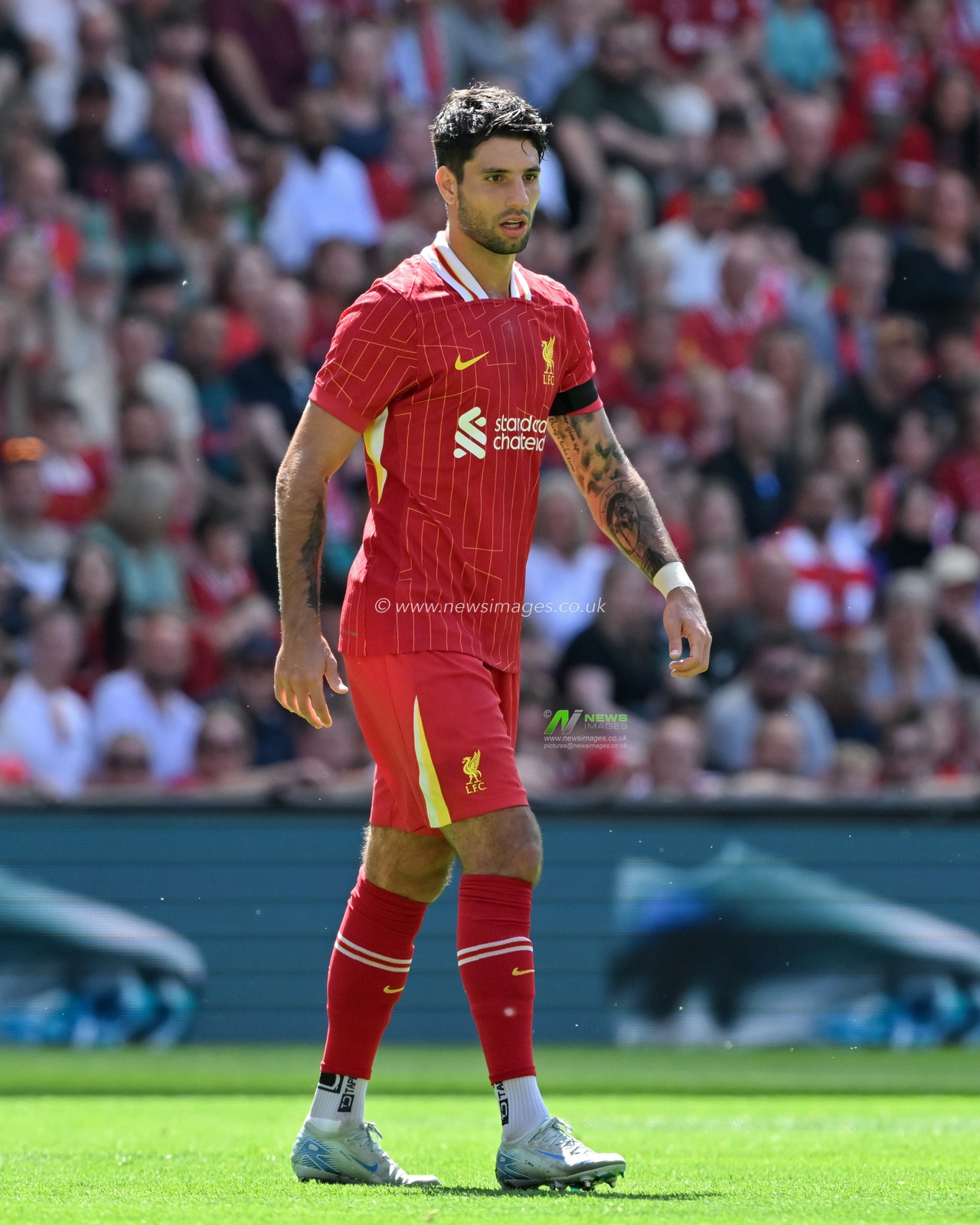 Dominik Szoboszlai of Liverpool during the Pre-season friendly match Liverpool vs Sevilla at Anfield, Liverpool, United Kingdom, 11th August 2024

(Photo by Cody Froggatt/News Images)