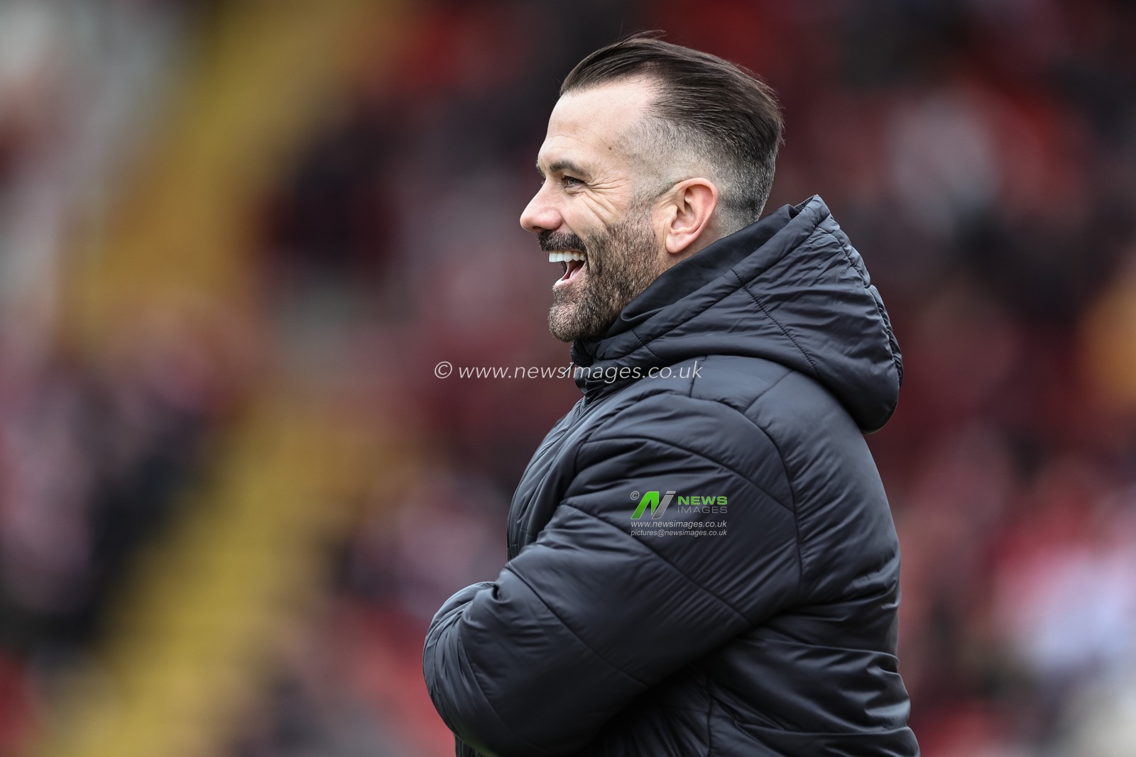 Martin Devaney caretaker manager of Barnsley looks on during the Sky Bet League 1 match Barnsley vs Northampton Town at Oakwell, Barnsley, United Kingdom, 27th April 2024

(Photo by Mark Cosgrove/News Images)