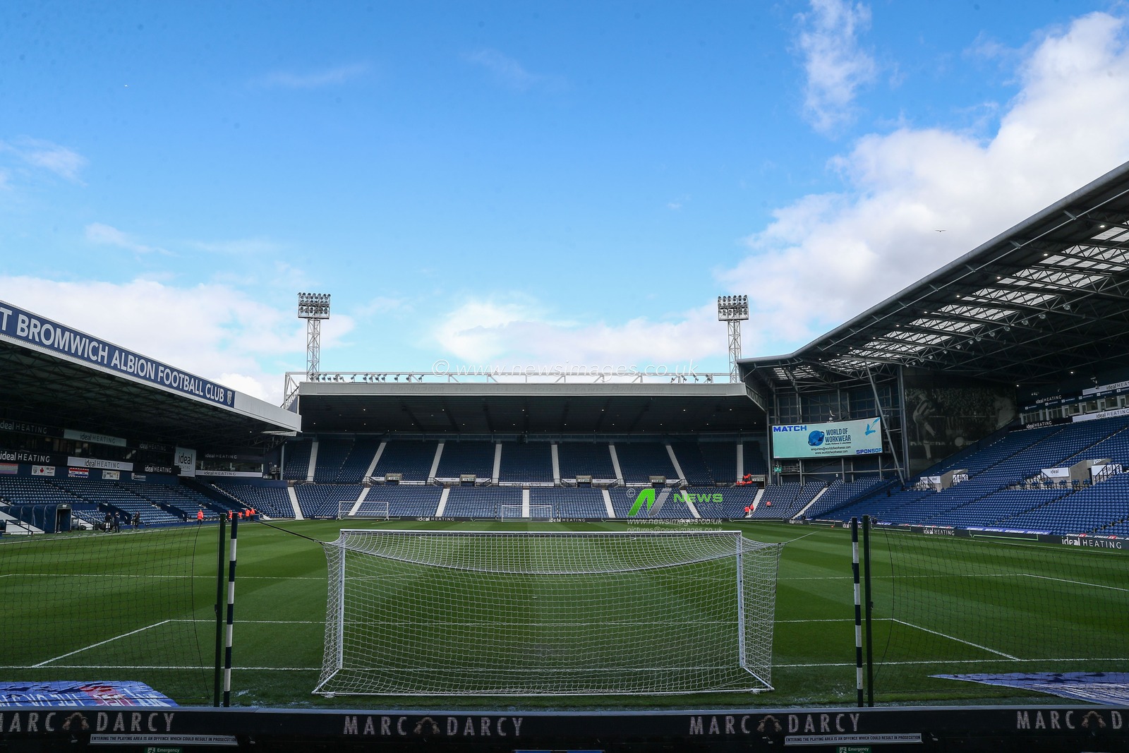 A general view inside of The Hawthorns, home of West Bromwich Albion ahead of the Sky Bet Championship match West Bromwich Albion vs Watford at The Hawthorns, West Bromwich, United Kingdom, 1st April 2024

(Photo by Gareth Evans/News Images)