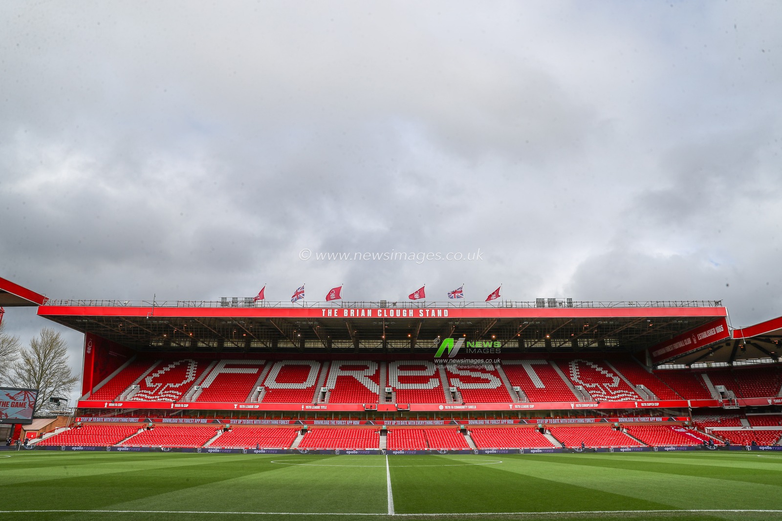 A general view inside of the City Ground, home of Nottingham Forest ahead of the Premier League match Nottingham Forest vs Liverpool at City Ground, Nottingham, United Kingdom, 2nd March 2024

(Photo by Gareth Evans/News Images)