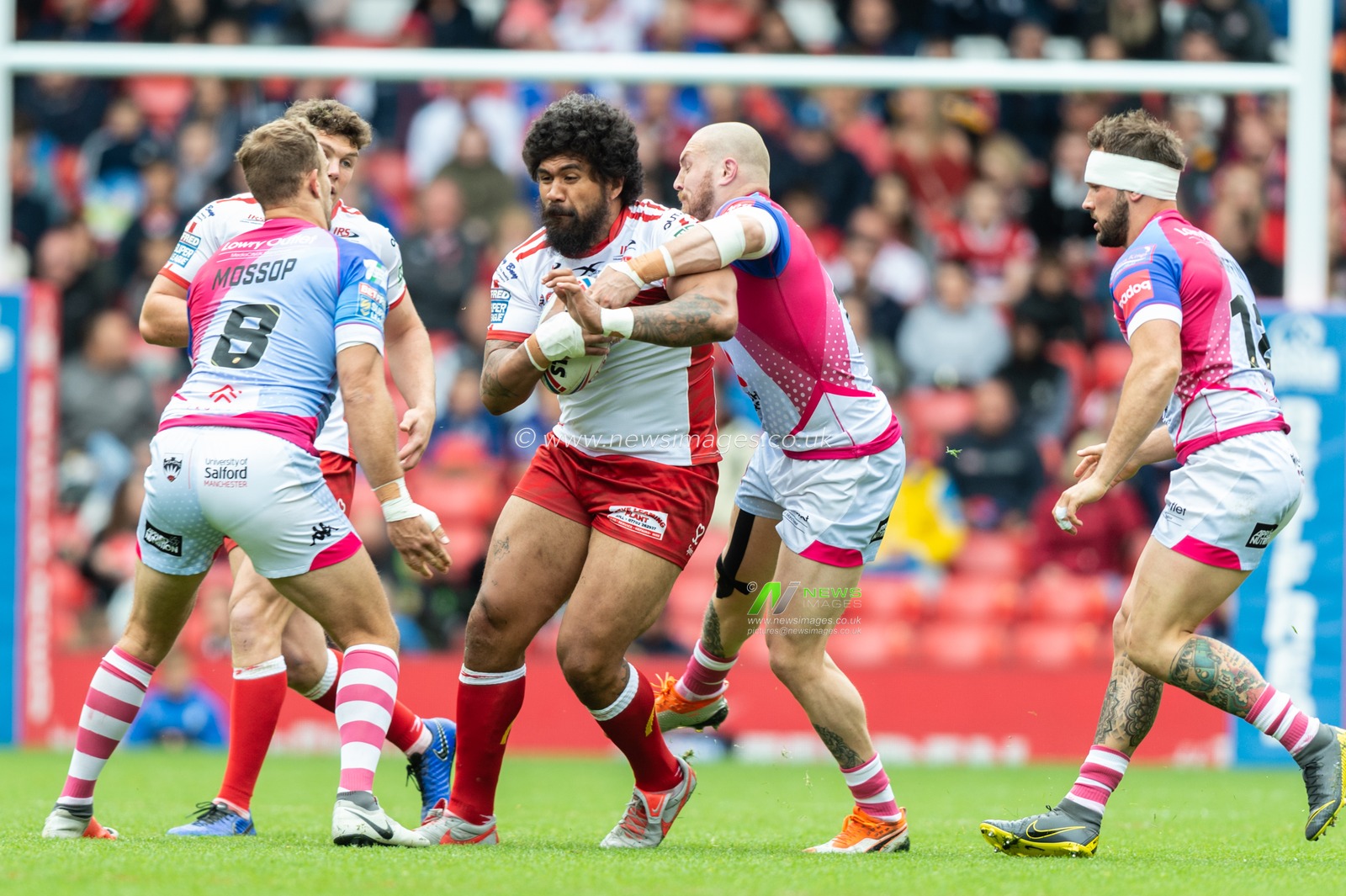 26th May 2019 , Anfield Stadium, Liverpool, England; Dacia Magic Weekend, Betfred Super League Round 16, Salford Red Devils vs Hull KR ; Mose Masoe (10) of Hull KR during the game

Credit: Richard Long/News Images