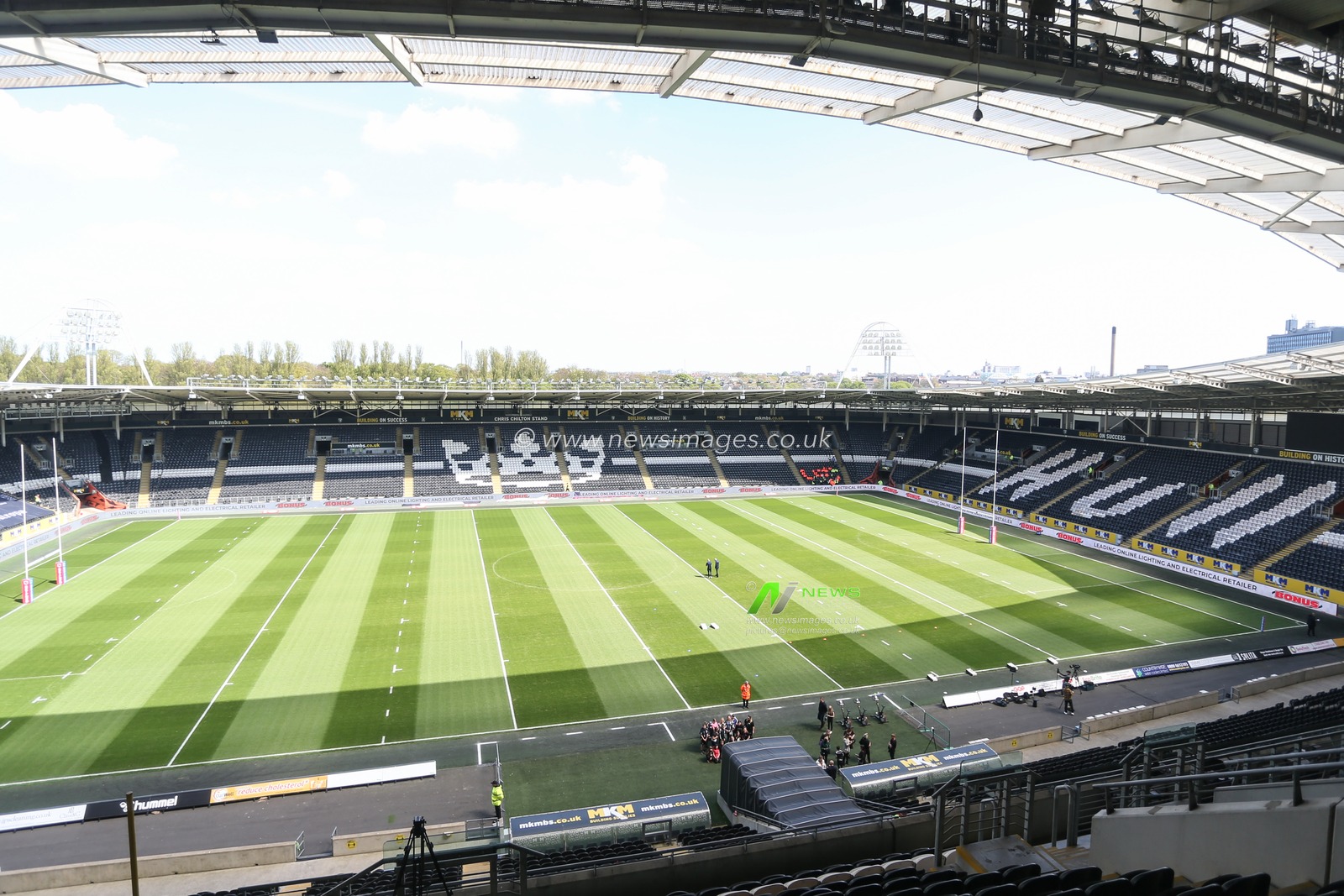Ground view inside the MKM Stadium ahead of this afternoonâ€™s fixture Hull FC v Toulouse