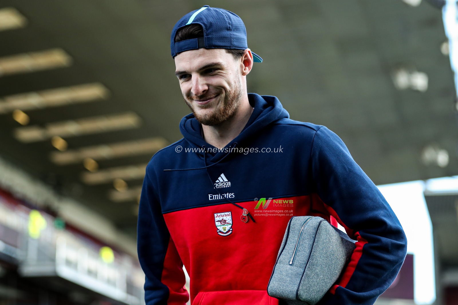 Declan Rice of Arsenal arrives at stadium ahead of the Premier League match Burnley vs Arsenal at Turf Moor, Burnley, United Kingdom, 1st November 2025

(Photo by Jorge Horsted/News Images)

*** GER AUT SUI OUT ***