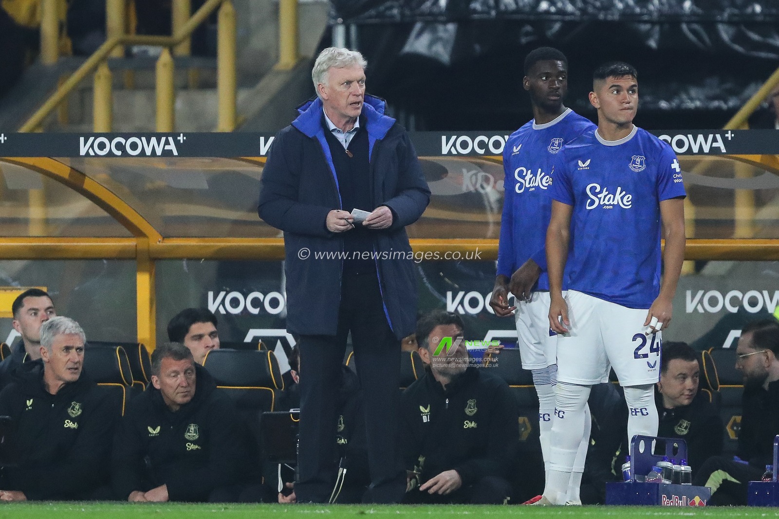 David Moyes manager of Everton during the Premier League match Wolverhampton Wanderers vs Everton at Molineux, Wolverhampton, United Kingdom, 8th March 2025

(Photo by Gareth Evans/News Images)