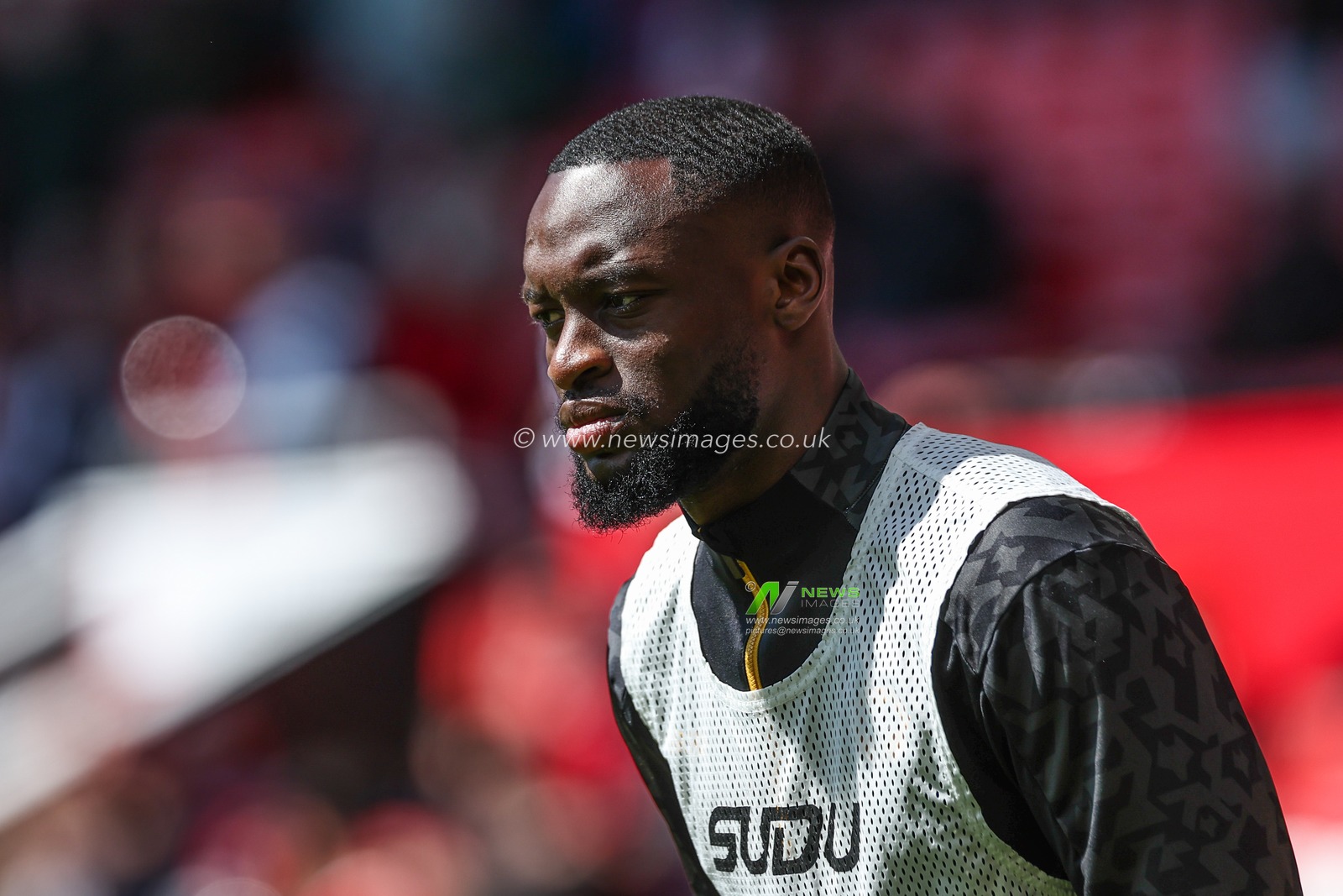 Toti Gomes of Wolverhampton Wanderers during the pre-game warm up ahead of the Premier League match Manchester United vs Wolverhampton Wanderers at Old Trafford, Manchester, United Kingdom, 20th April 2025

(Photo by Mark Cosgrove/News Images)