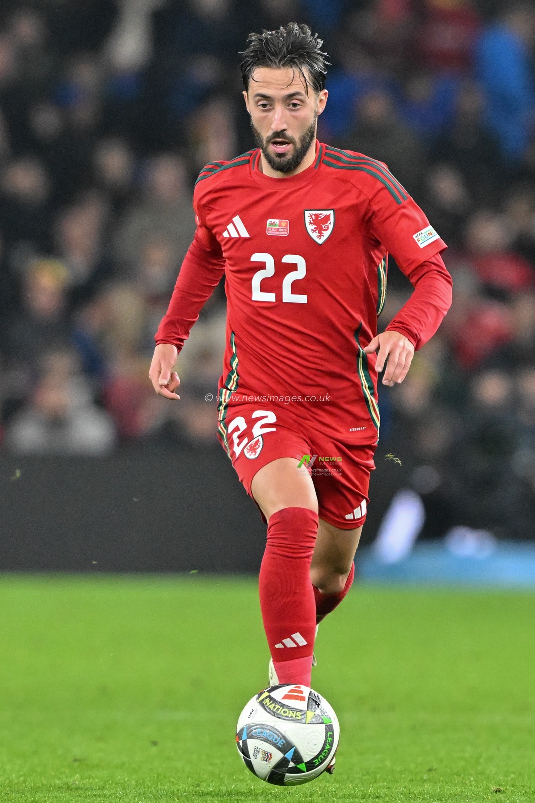 Josh Sheehan of Wales during the UEFA Nations League - League B - Group 4 match Wales vs Montenegro at Cardiff City Stadium, Cardiff, United Kingdom, 14th October 2024

(Photo by Cody Froggatt/News Images)
