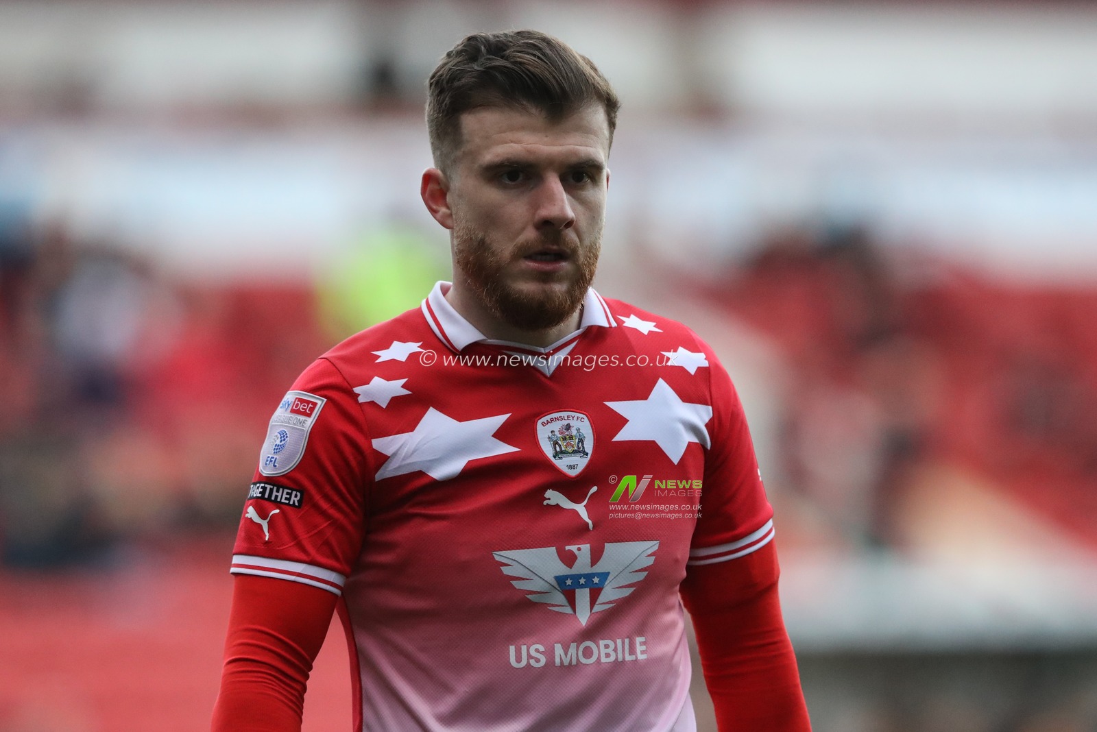 Nicky Cadden of Barnsley during the Sky Bet League 1 match Barnsley vs Exeter City at Oakwell, Barnsley, United Kingdom, 27th January 2024

(Photo by Alfie Cosgrove/News Images)