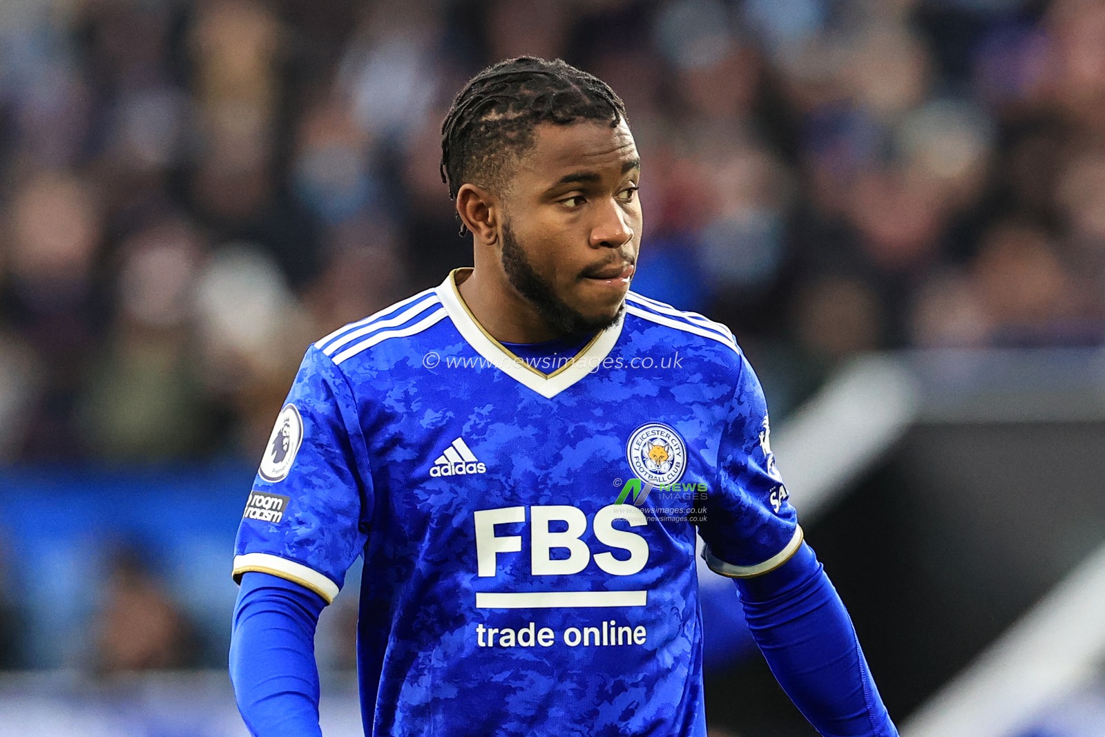 Ademola Lookman #37 of Leicester City during the game