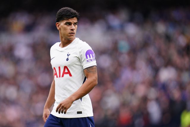 Mateus Fernandes of Tottenham Hotspur during the Premier League match Tottenham Hotspur vs Newcastle Untied at Tottenham Hotspur Stadium, London, United Kingdom on 29 August 2026

(Photo by Harvey Murphy/News Images)