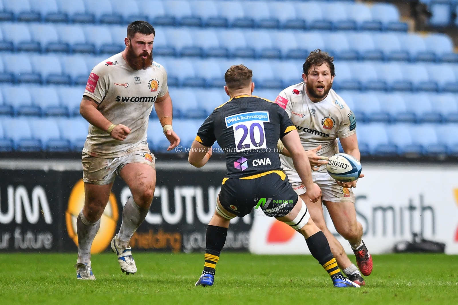 Alec Hepburn of Exeter Chiefs in action