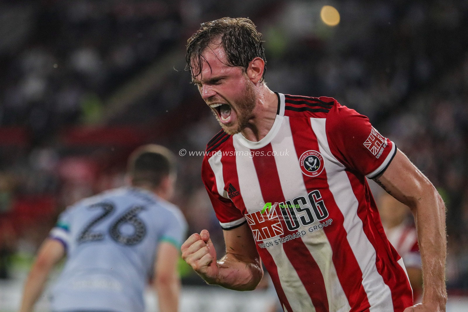 27th August 2019 , Bramall Lane, Sheffield, England; Carabao Cup Football, Second Round, Sheffield United vs Blackburn Rovers ; Richard Stearman (19) of Sheffield United celebrates his goal to make it 1-0


Credit: Mark Cosgrove/News Images

English Football League images are subject to DataCo Licence