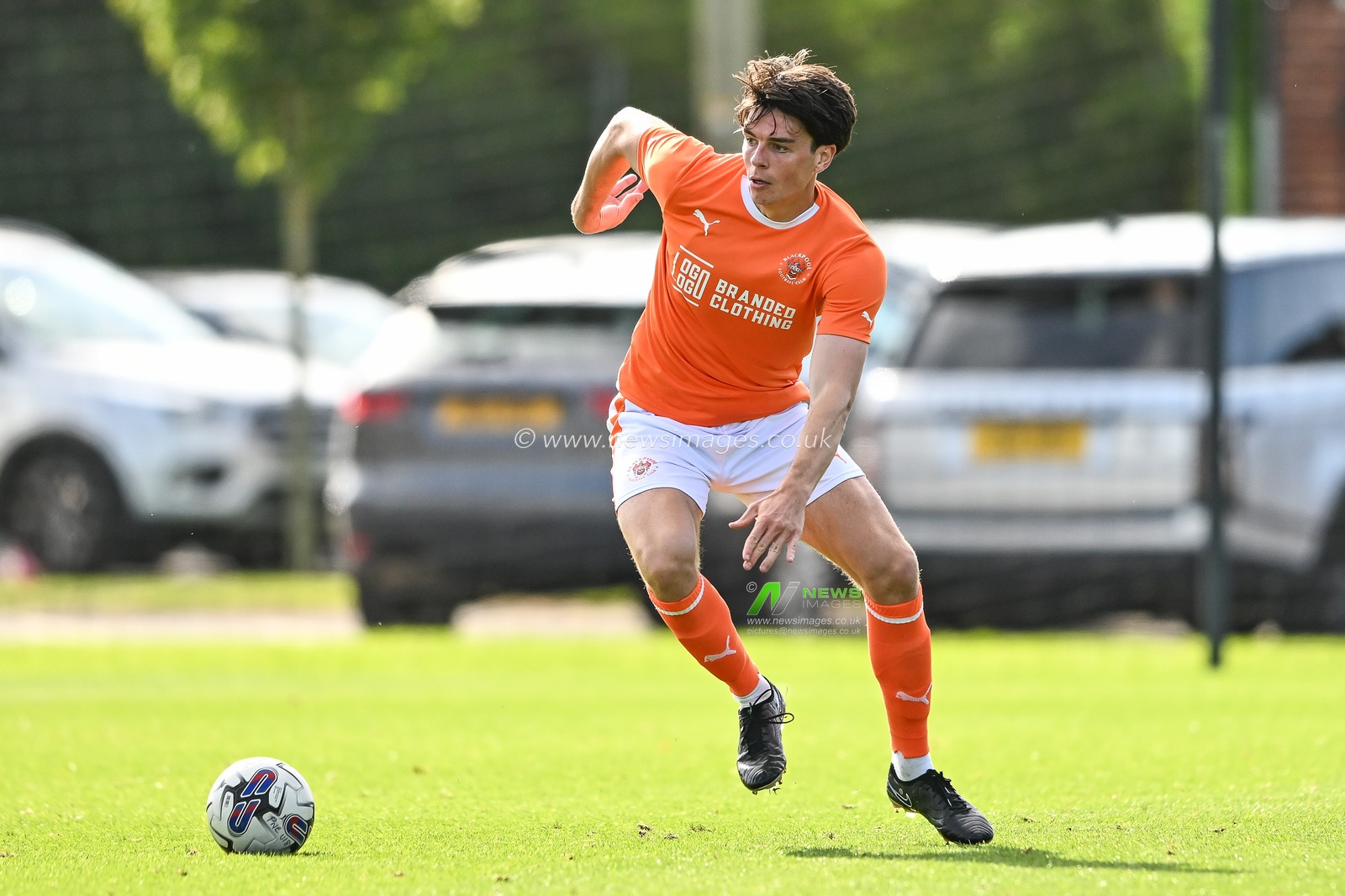 during the Central League match Preston North End vs Blackpool at Springfield Training Ground, Preston, United Kingdom, 26th September 2023

(Photo by Craig Thomas/News Images)