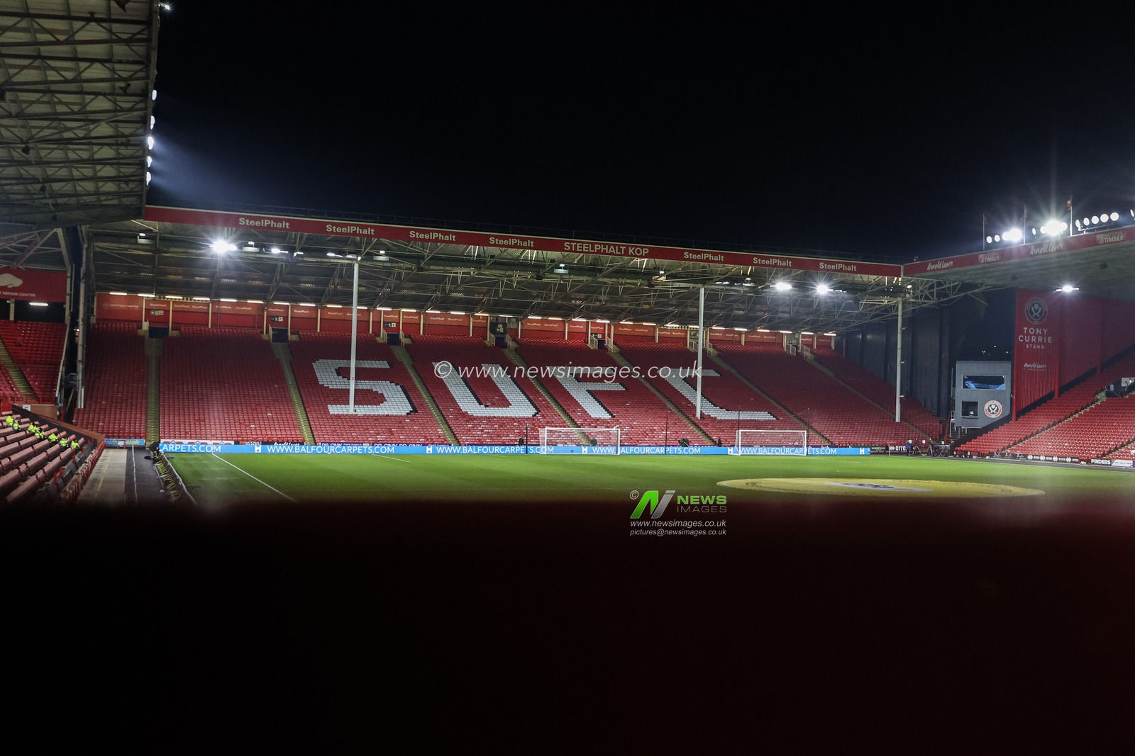A general view of Bramall Lane ahead of the Emirates FA Cup 3rd Round match Sheffield United vs Cardiff City at Bramall Lane, Sheffield, United Kingdom, 9th January 2025

(Photo by Alfie Cosgrove/News Images)