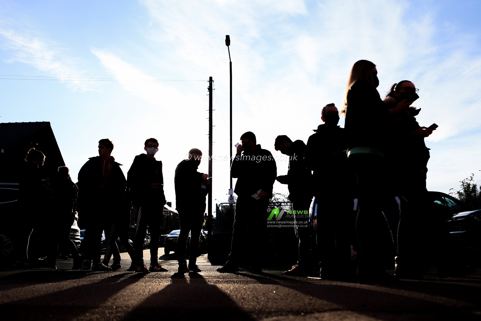 Barnsley fans outside Oakwell before the game