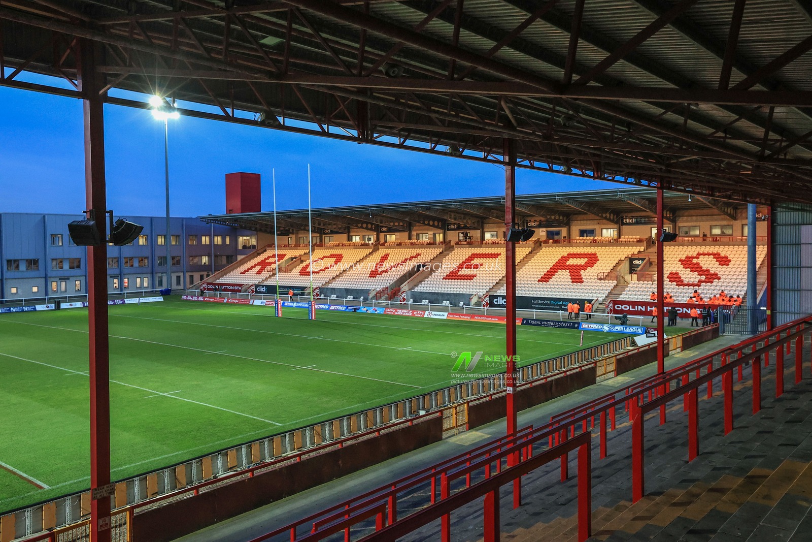 A general view of Sewell Group Craven Park ahead of this evenings Betfred Super League Round 1 fixture Hull KR v Wigan Warriors