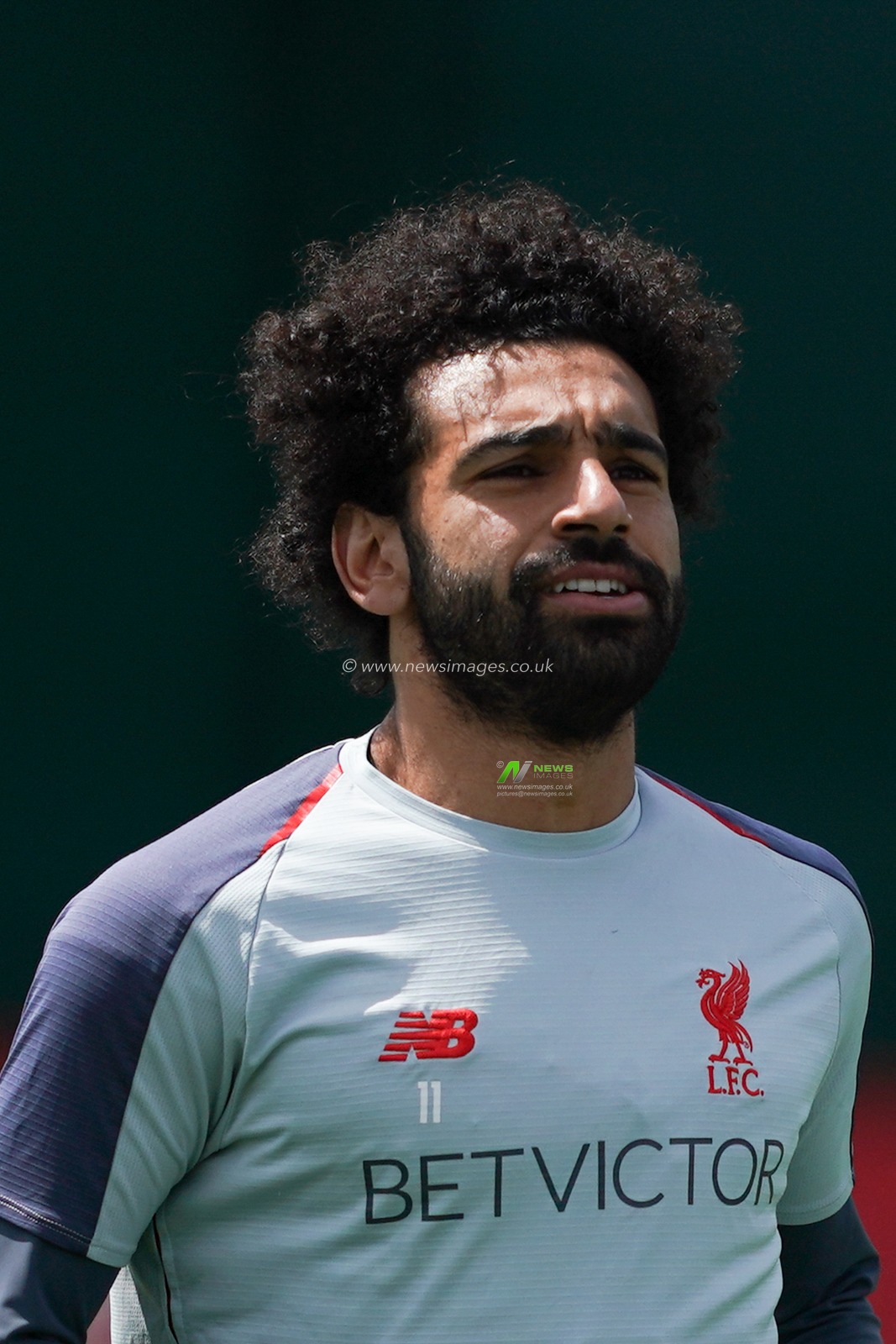 Liverpool's Mohamed Salah 


28th May 2019 , Melwood Training Centre, Liverpool, England; Liverpool Football Club, Champions League final press event.

Credit: Terry Donnelly/News Images