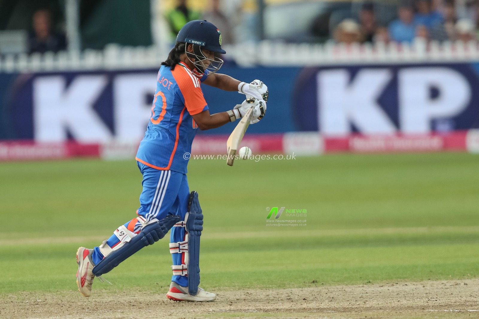 Amanjot Kaur of India during the 2nd Vitality IT20 England Women vs India Women at Seat Unique Stadium, Bristol, United Kingdom, 1st July 2025

(Photo by Izzy Poles/News Images)