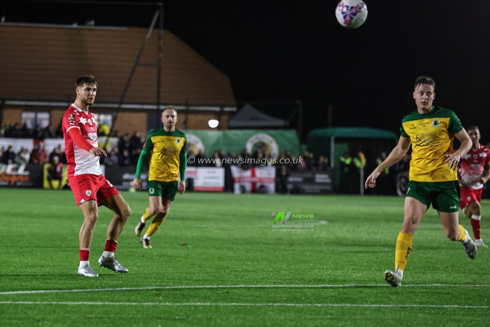 John Mcatee #45 of Barnsley scores to make it 0-3 during the Emirates FA Cup match Horsham FC vs Barnsley at The Camping World Community Stadium, Horsham, United Kingdom, 14th November 2023

(Photo by Mark Cosgrove/News Images)