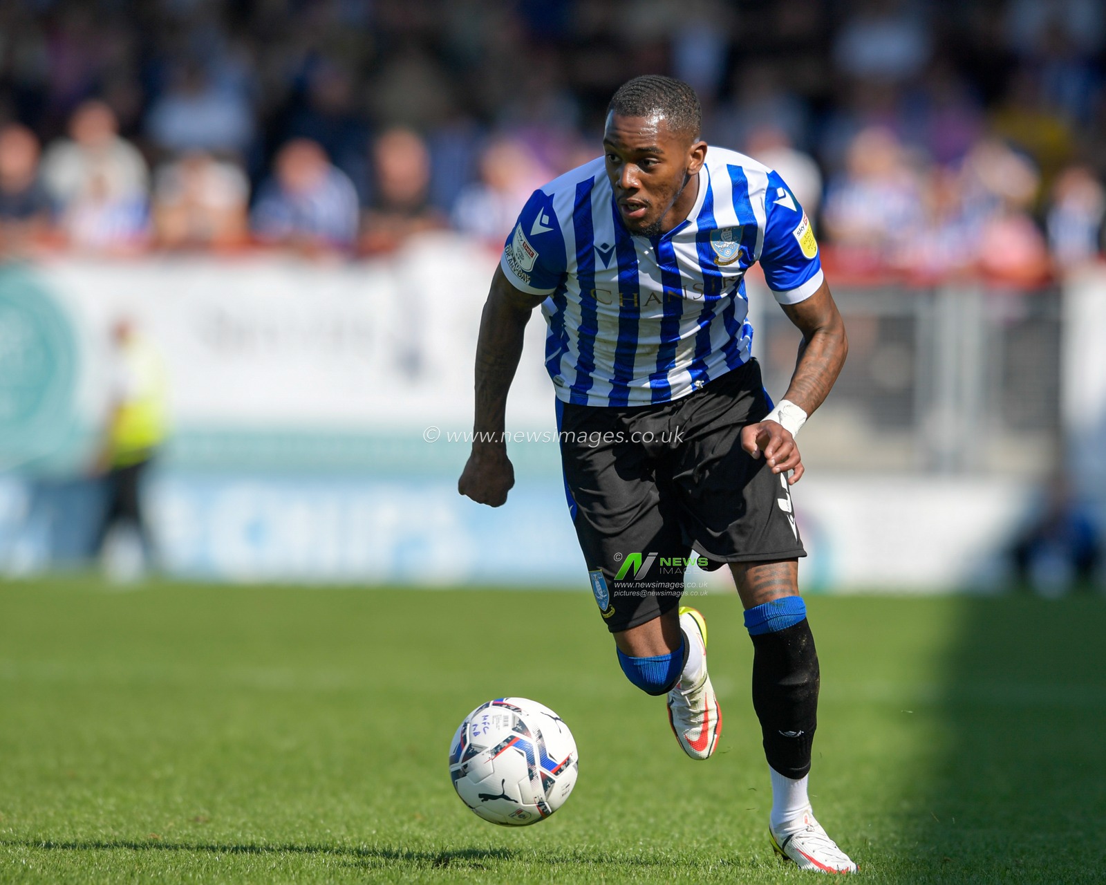 Jaden Brown #3 of Sheffield Wednesday in action during the game