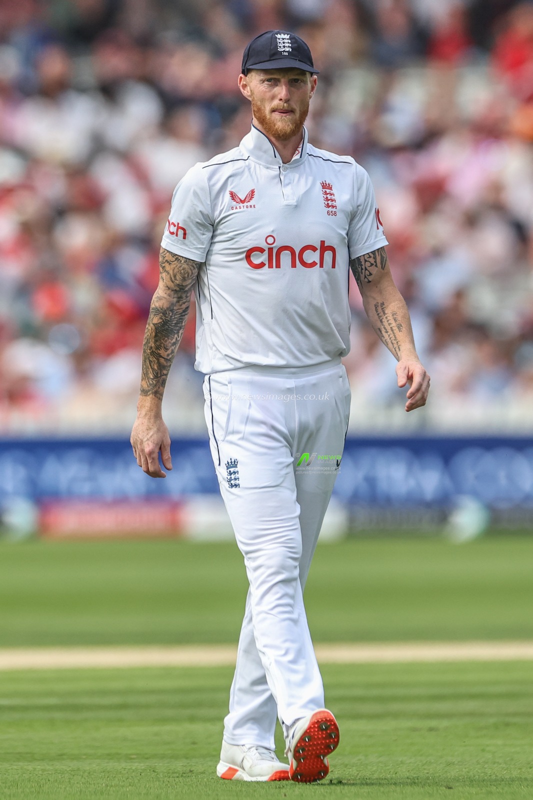 Ben Stokes of England during the Rothesay Test Match Day Two England v West Indies at Lords, London, United Kingdom, 11th July 2024

(Photo by Mark Cosgrove/News Images)
