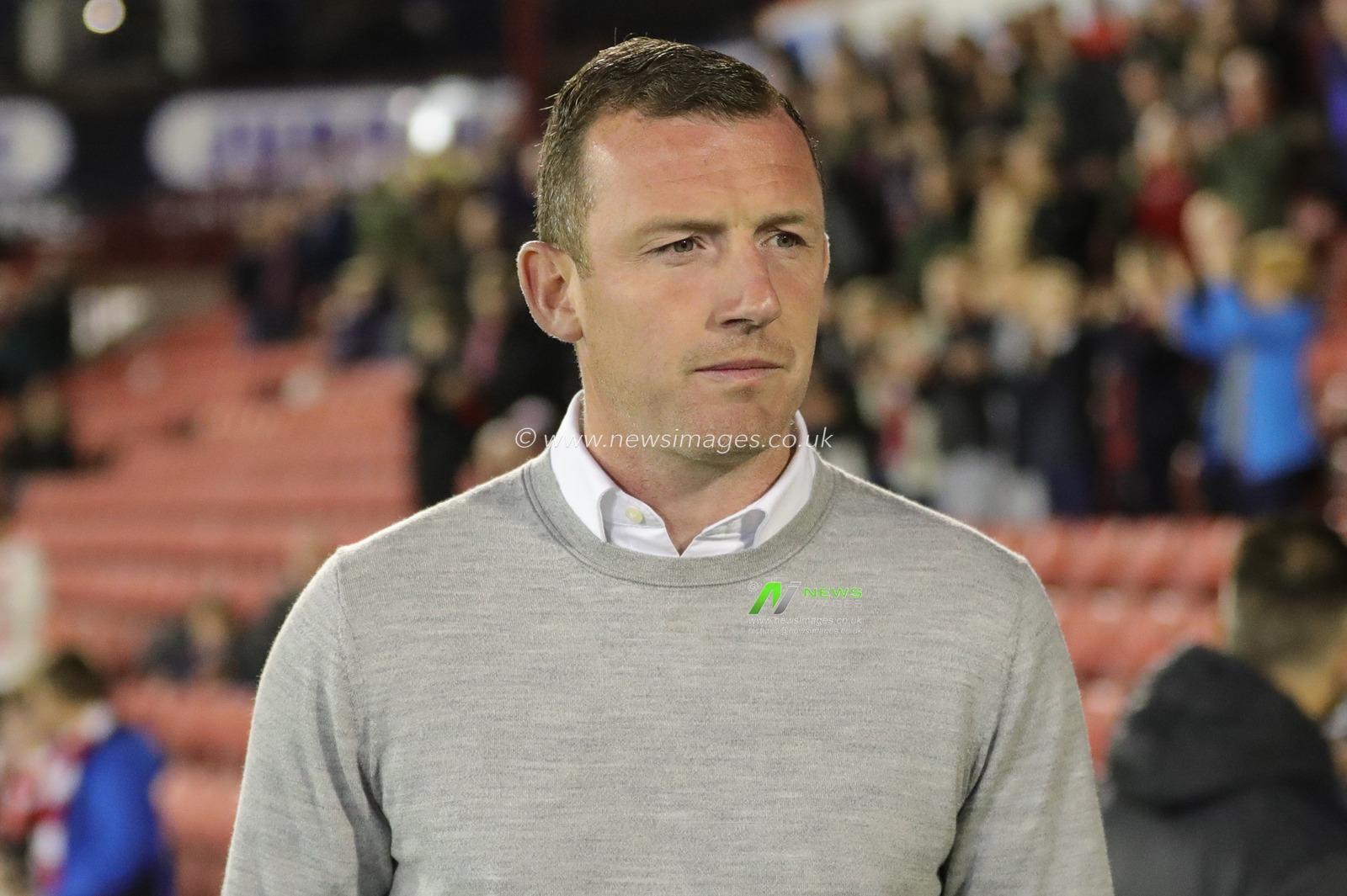 Neill Collins Head coach of Barnsley before the game during the Sky Bet League 1 match Barnsley vs Portsmouth at Oakwell, Barnsley, United Kingdom, 19th September 2023

(Photo by Alfie Cosgrove/News Images)
