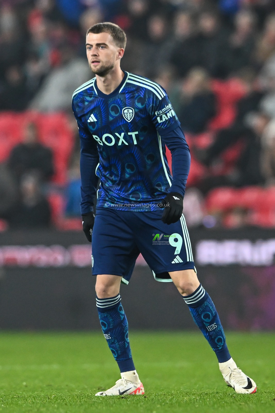 Patrick Bamford #9 of Leeds United during the Sky Bet Championship match Stoke City vs Leeds United at Bet365 Stadium, Stoke-on-Trent, United Kingdom, 25th October 2023

(Photo by Craig Thomas/News Images)