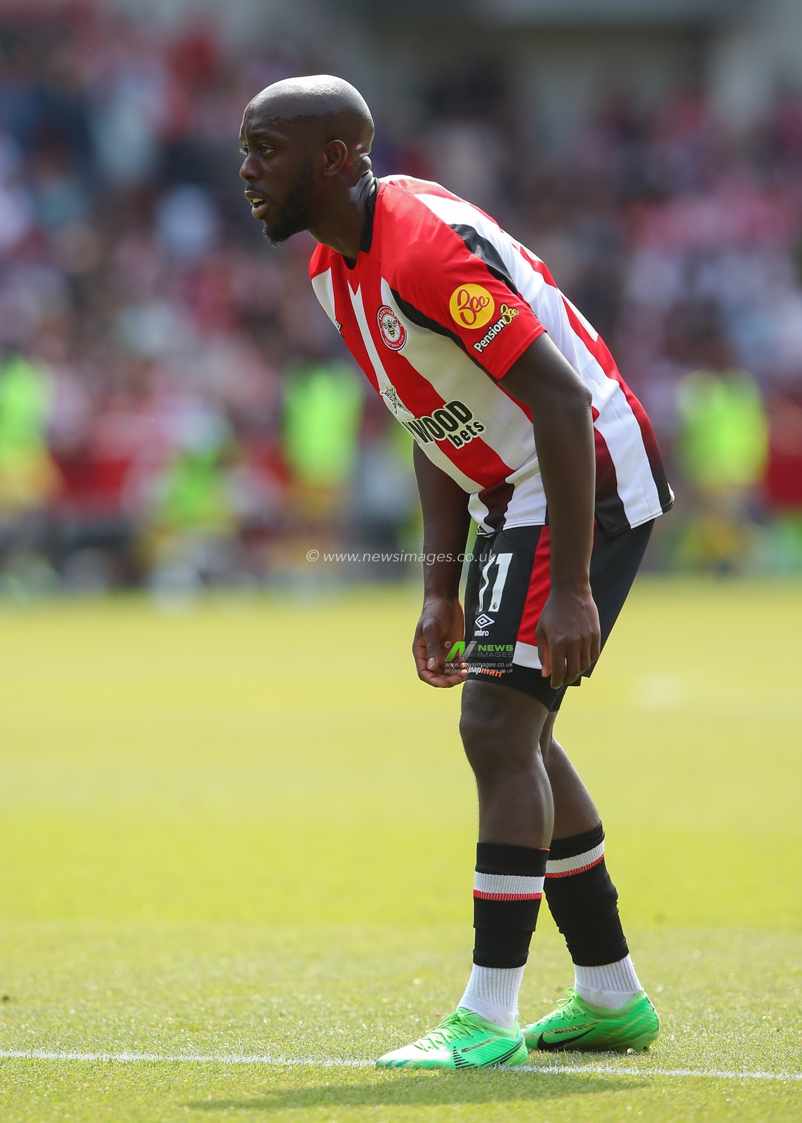 Yoane Wissa of Brentford during the Premier League match Brentford vs Crystal Palace at The Gtech Community Stadium, London, United Kingdom, 18th August 2024

(Photo by Gareth Evans/News Images)
