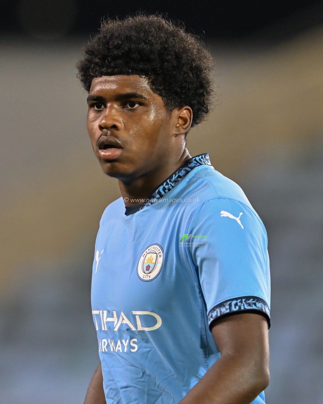 Jaden Heskey of Manchester Cityduring the Premier League 2 U23 match Manchester City vs Norwich City at Joie Stadium, Manchester, United Kingdom, 1st November 2024

(Photo by Cody Froggatt/News Images)