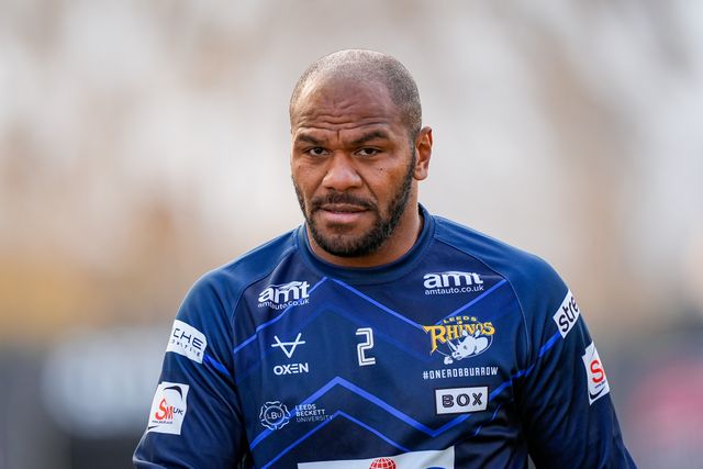 Maika Sivo of Leeds Rhinos in the pre-game warm up during the Betfred Super League round 1 match Leeds Rhinos vs Warrington Wolves at AMT Headingley Stadium, Leeds, United Kingdom on 29 March 2026

(Photo by Maynard Manyowa/News Images)