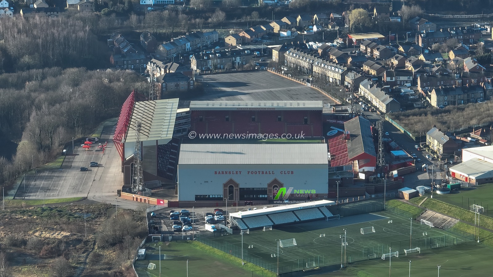 A general view of Oakwell ahead of the Sky Bet League 1 match Barnsley vs Derby County at Oakwell, Barnsley, United Kingdom, 24th February 2024

(Photo by Mark Cosgrove/News Images)