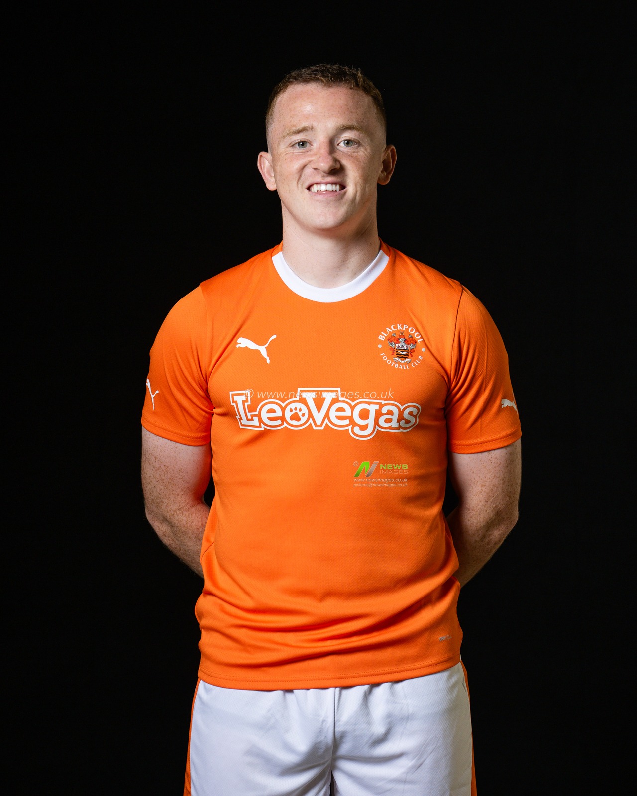 Blackpool Squad Headshots at Bloomfield Road, Blackpool, United Kingdom, 27th July 2023

(Photo by Craig Thomas/News Images)