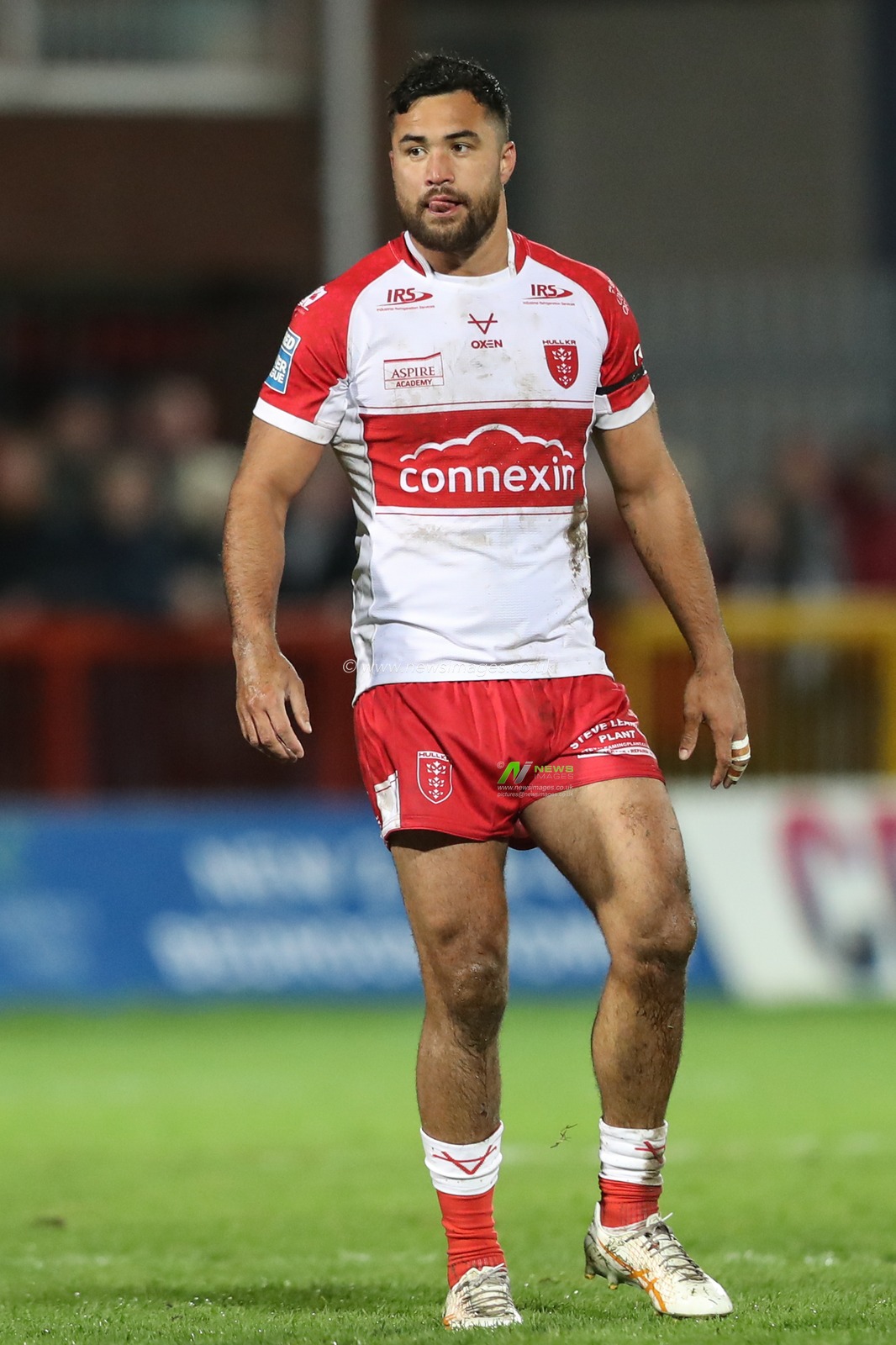 Peta Hiku of Hull KR during the Betfred Super League Round 2 match Hull KR vs Leeds Rhinos at Sewell Group Craven Park, Kingston upon Hull, United Kingdom, 22nd February 2024

(Photo by Alfie Cosgrove/News Images)