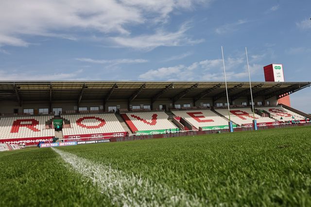 A general view of The Sewell Group Craven Park during the Betfred Super League Round 25 match Hull KR vs Hull FC at Sewell Group Craven Park, Kingston upon Hull, United Kingdom, 7th September 2025

(Photo by Mark Cosgrove/News Images)